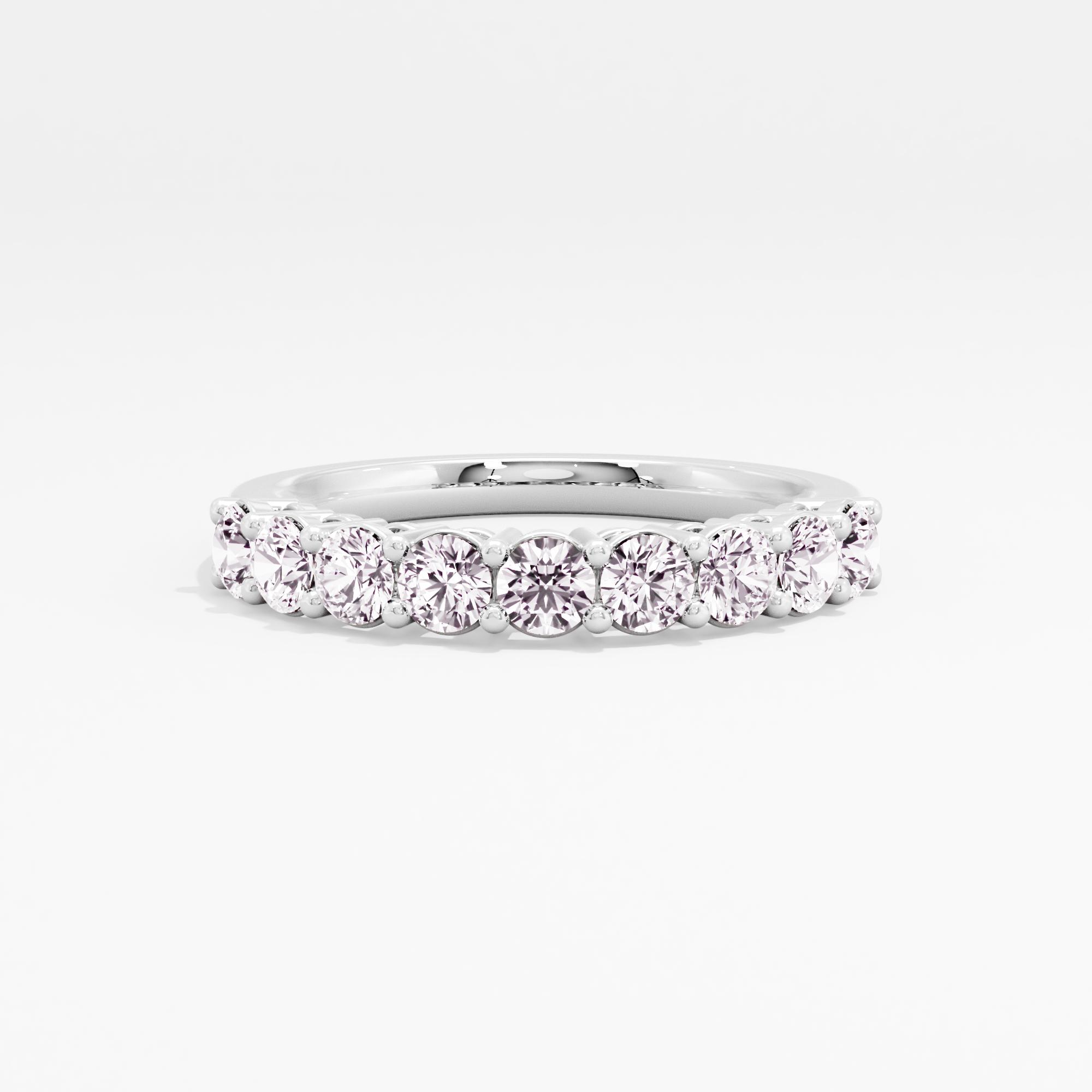 Perpetual Shine 9 Stone Half Eternity Band
