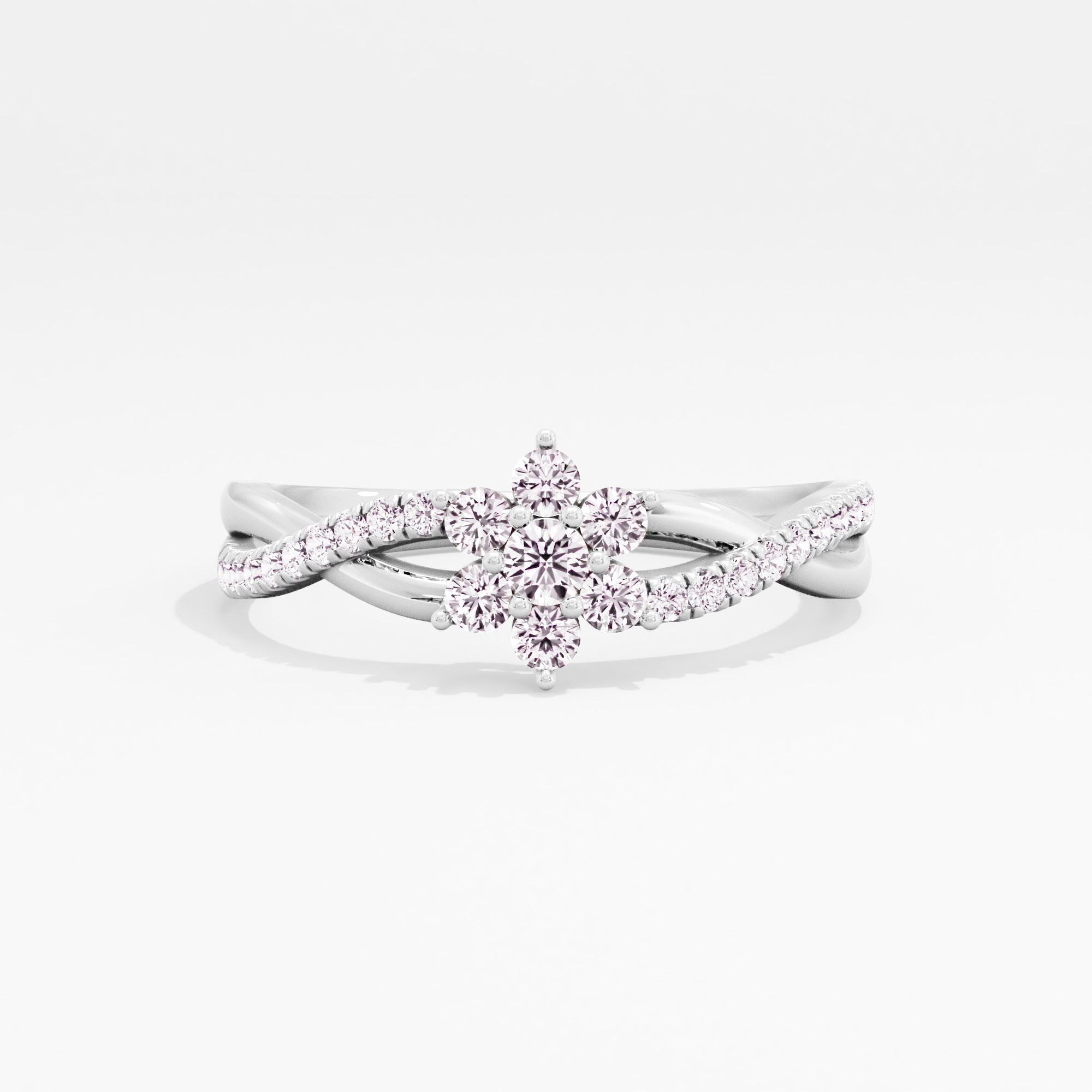 Starlight Dance Cluster Ring