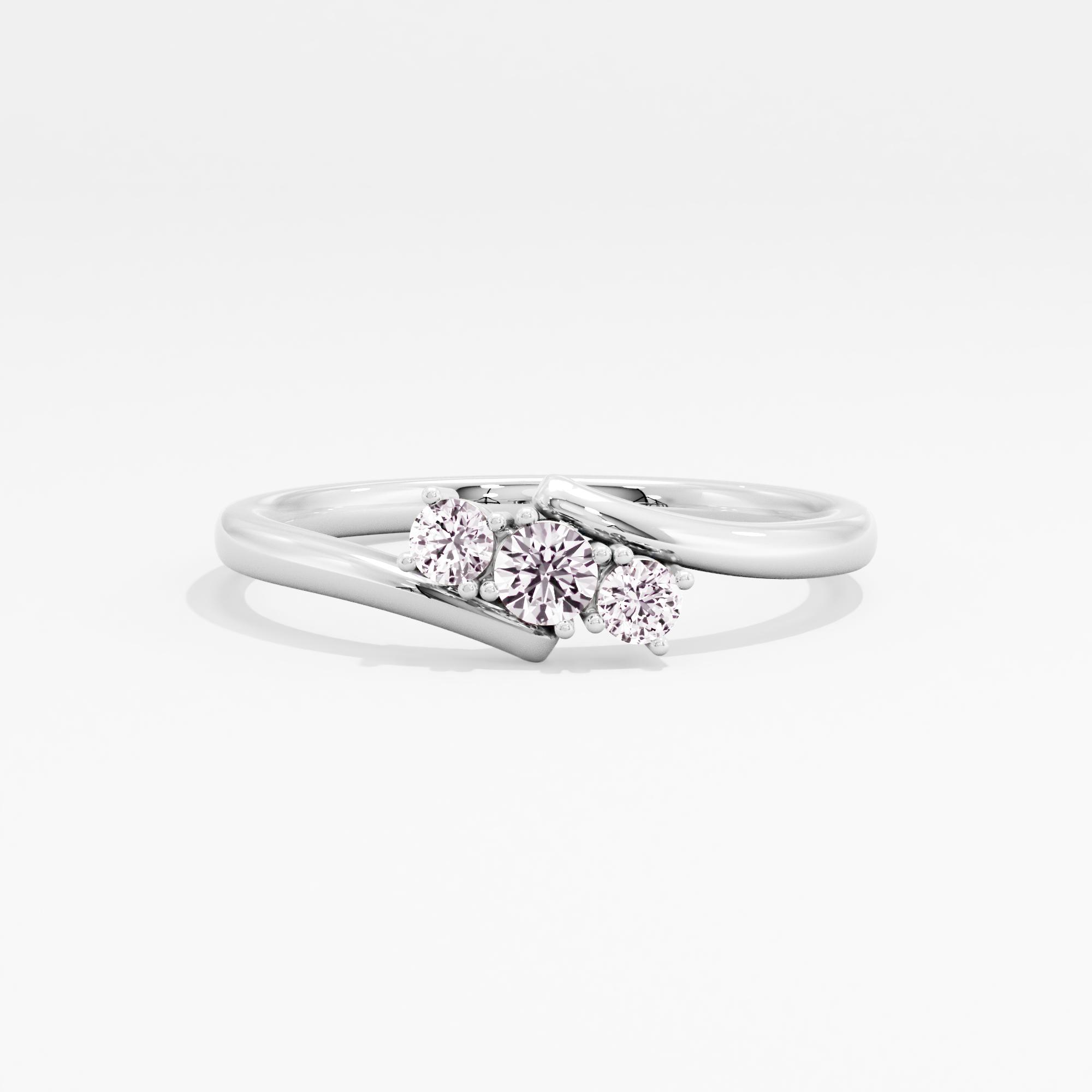 Minimalist Magic 3 Stone Ring