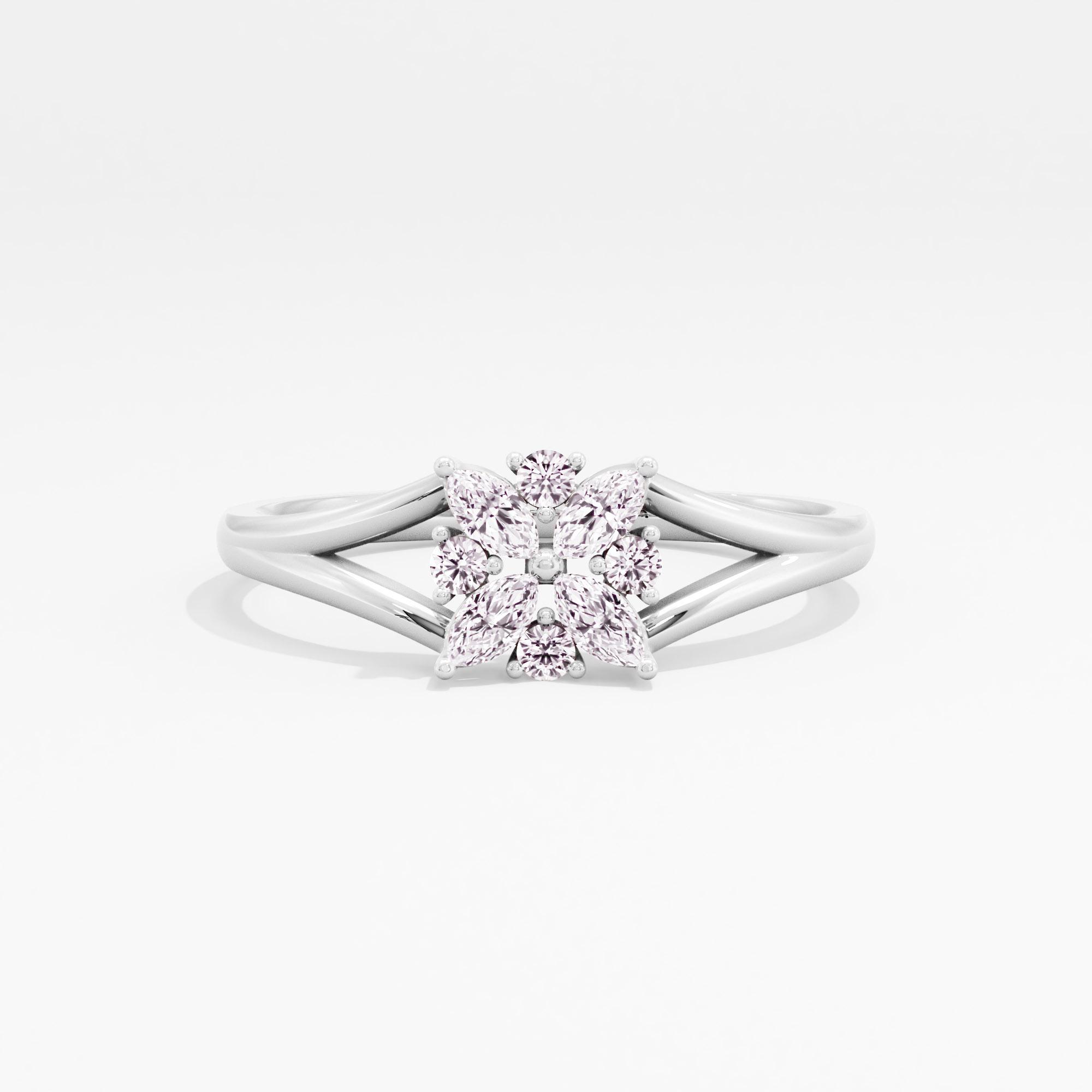 Lunar Lumina Cluster Ring