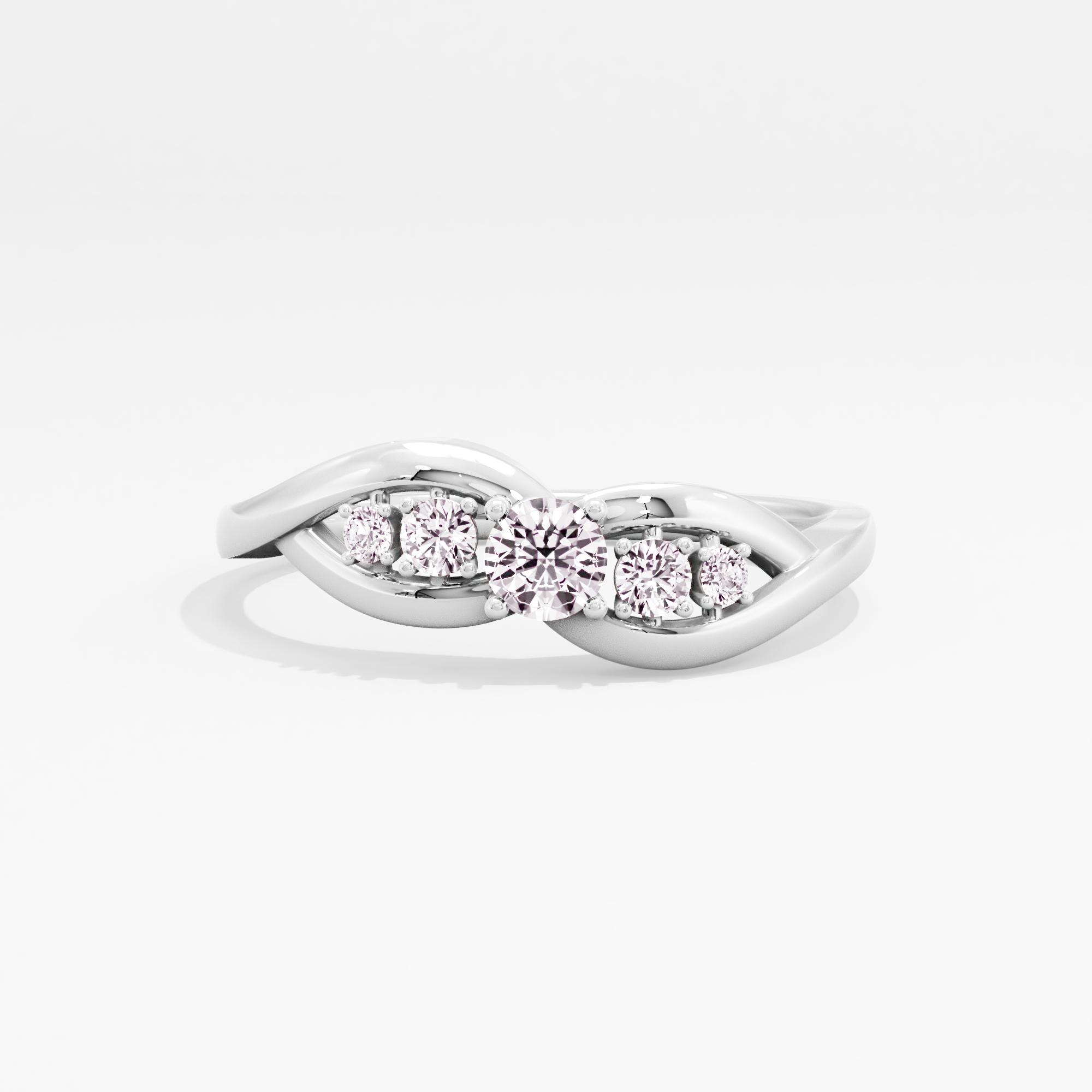Graceful Ardour Solitaire Ring