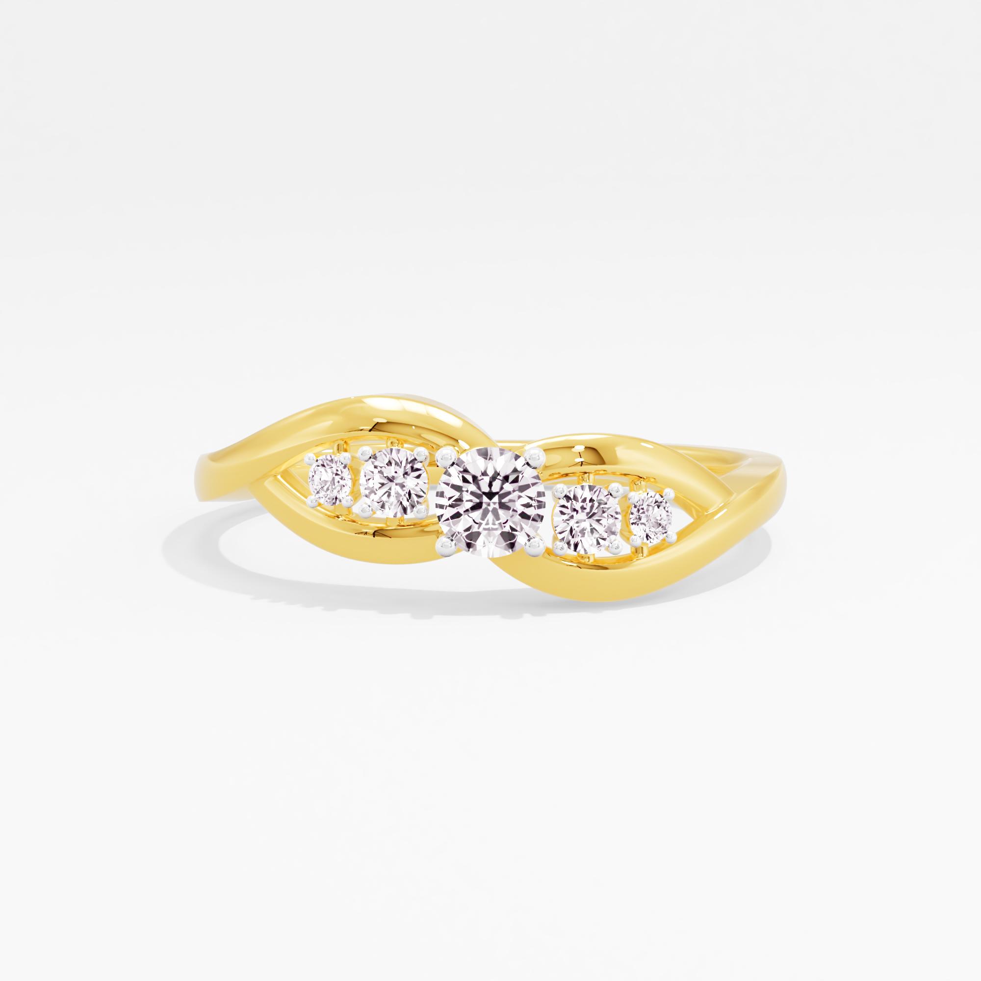 Graceful Ardour Solitaire Ring