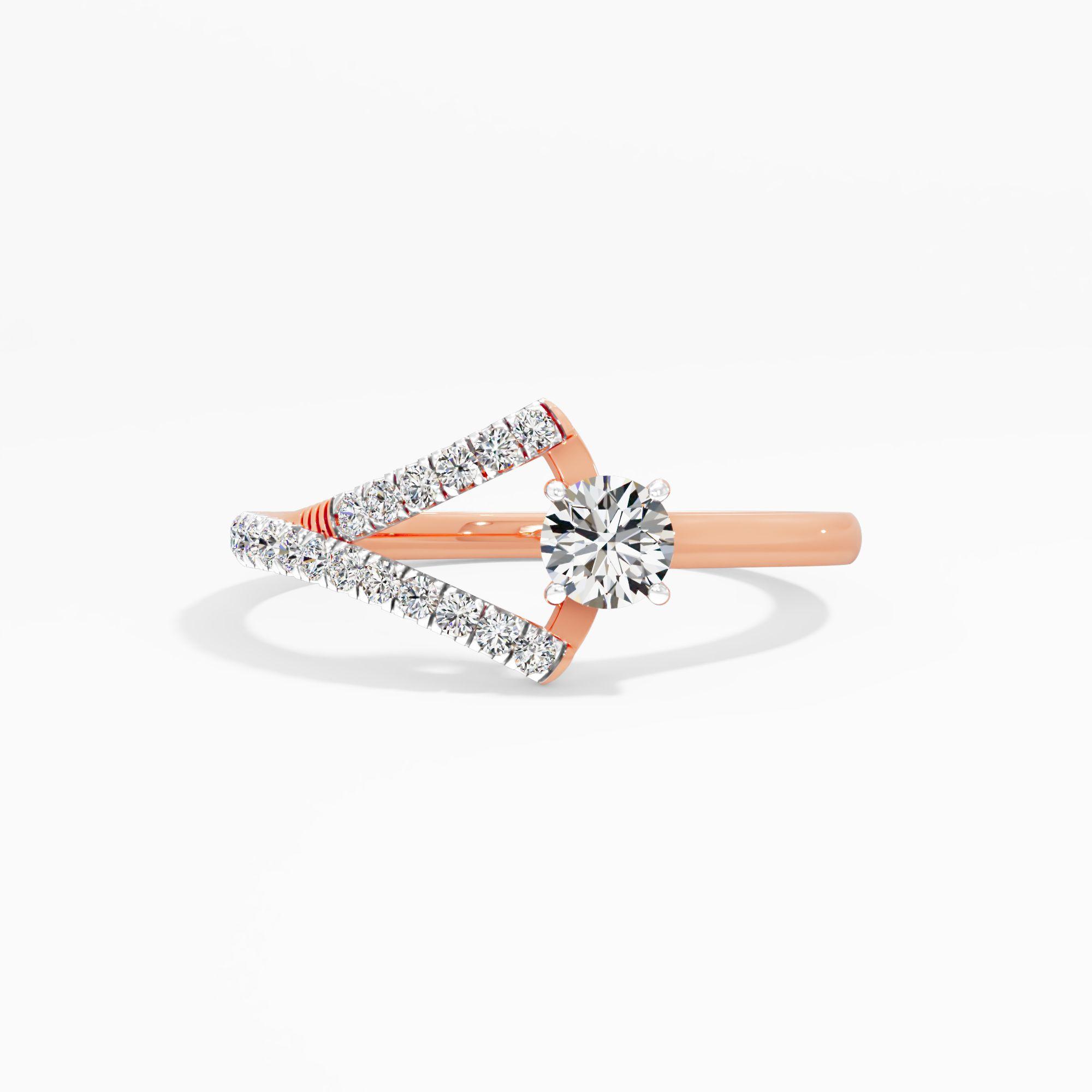 The Vector Solitaire Diamond Ring