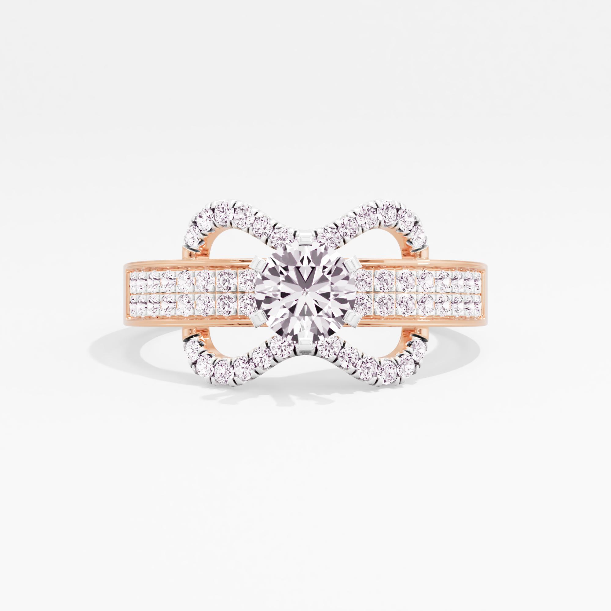 Bow Elegance Solitaire Ring