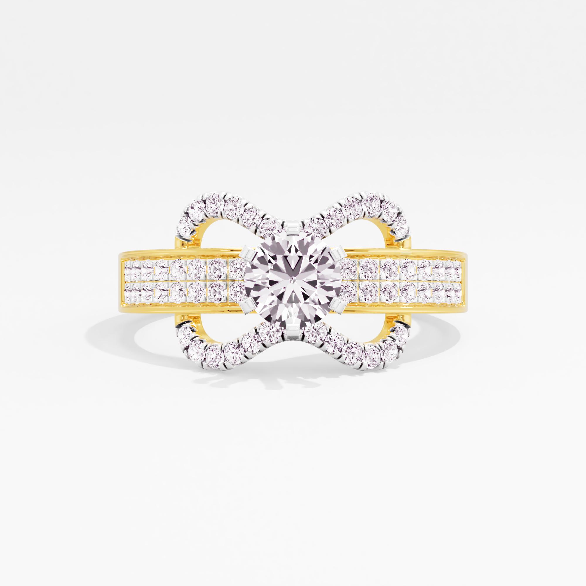 Bow Elegance Solitaire Ring