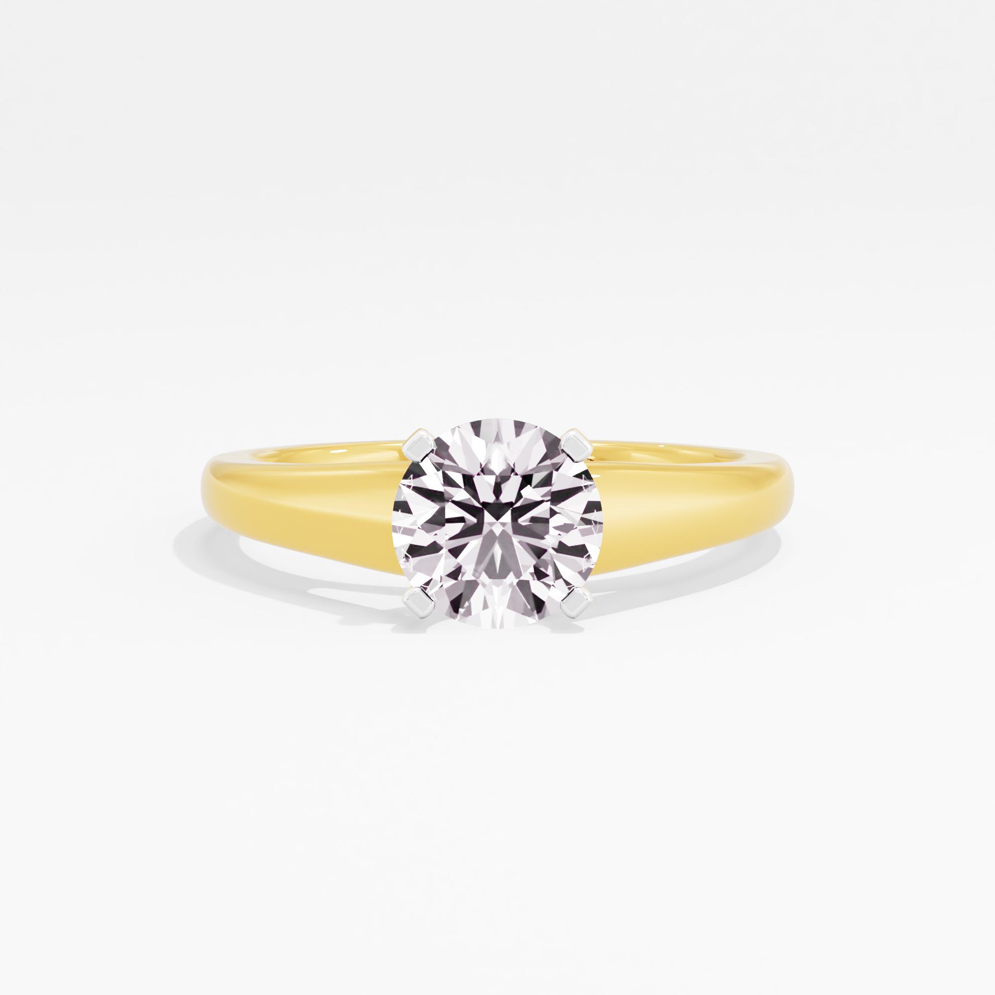 Noble Aura Solitaire Ring