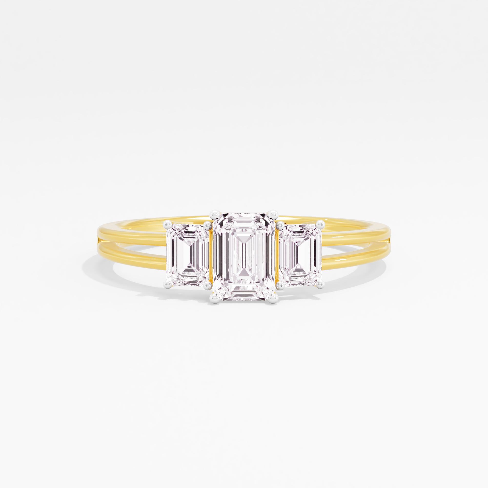 Luna's Glow 3 Stone Ring