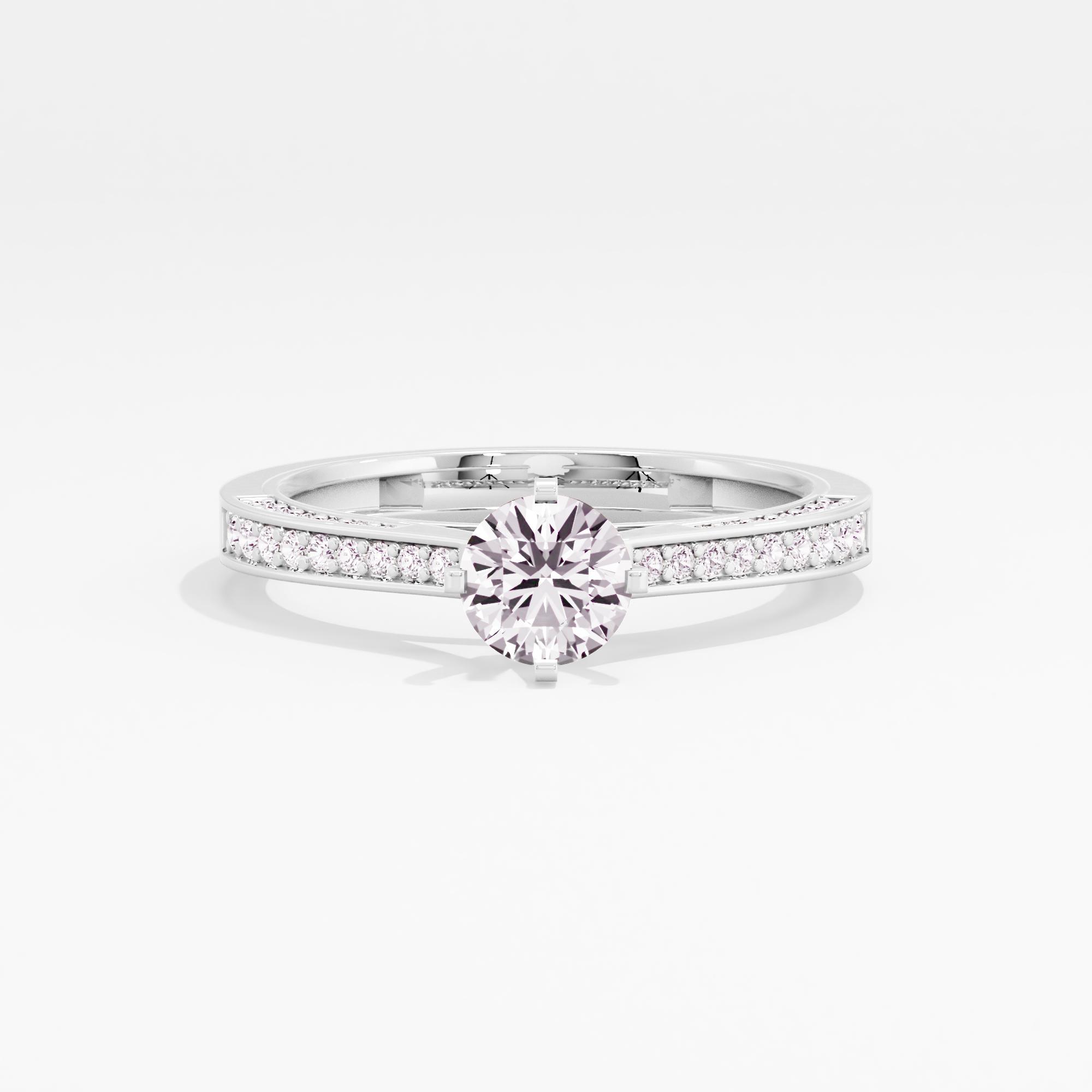 Sparkling Faye Solitaire Ring