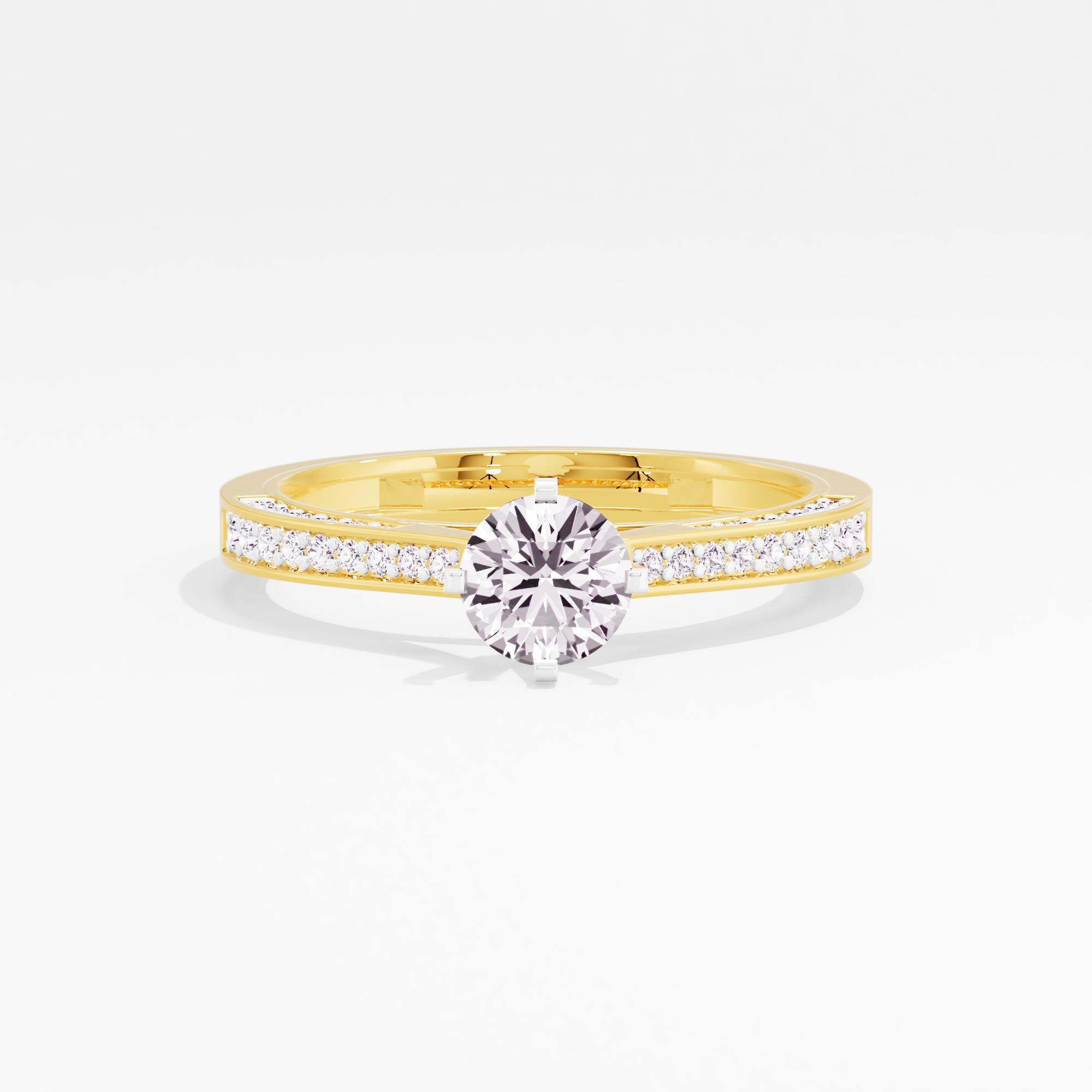 Sparkling Faye Solitaire Ring