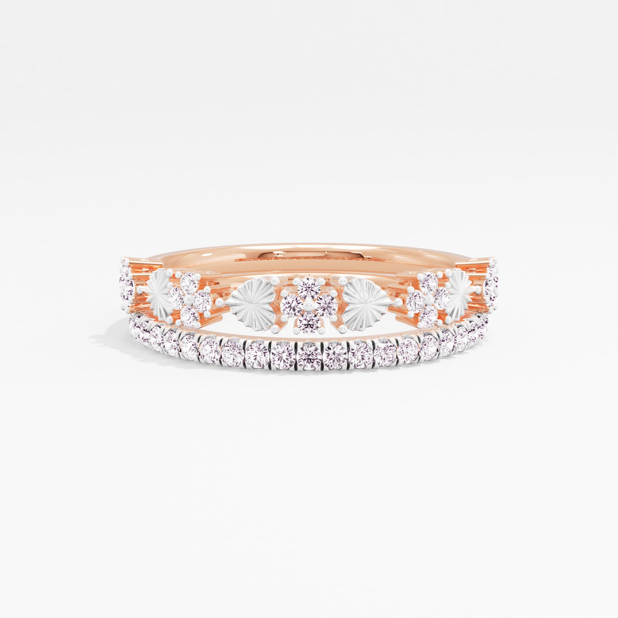 Everlove Stackable Heart and Eternity Bands