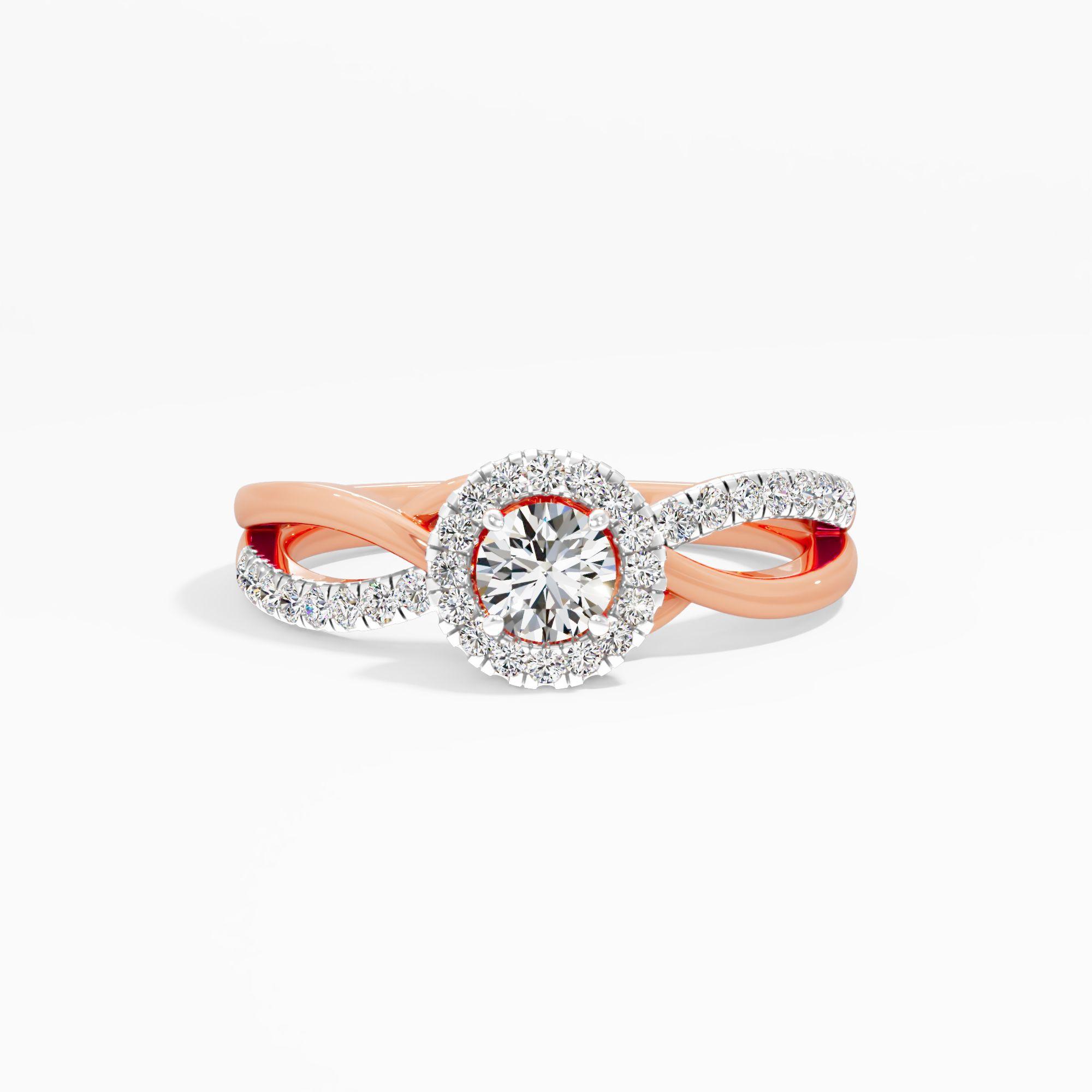 Rolling Wave Diamond Ring