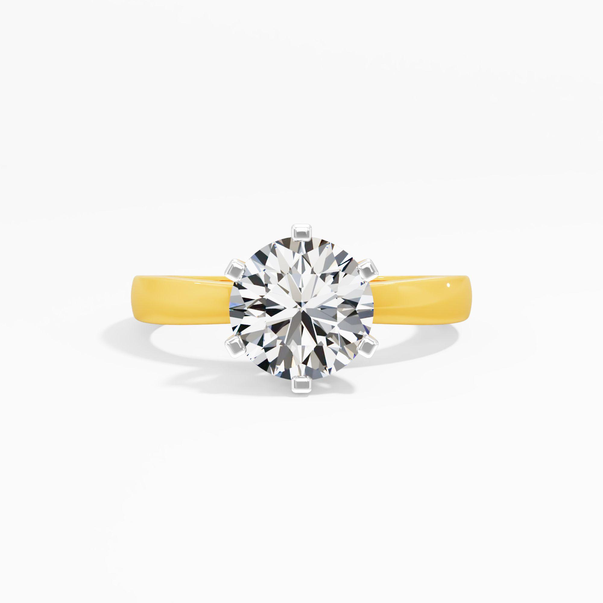 Classic Six Prong Solitaire Ring