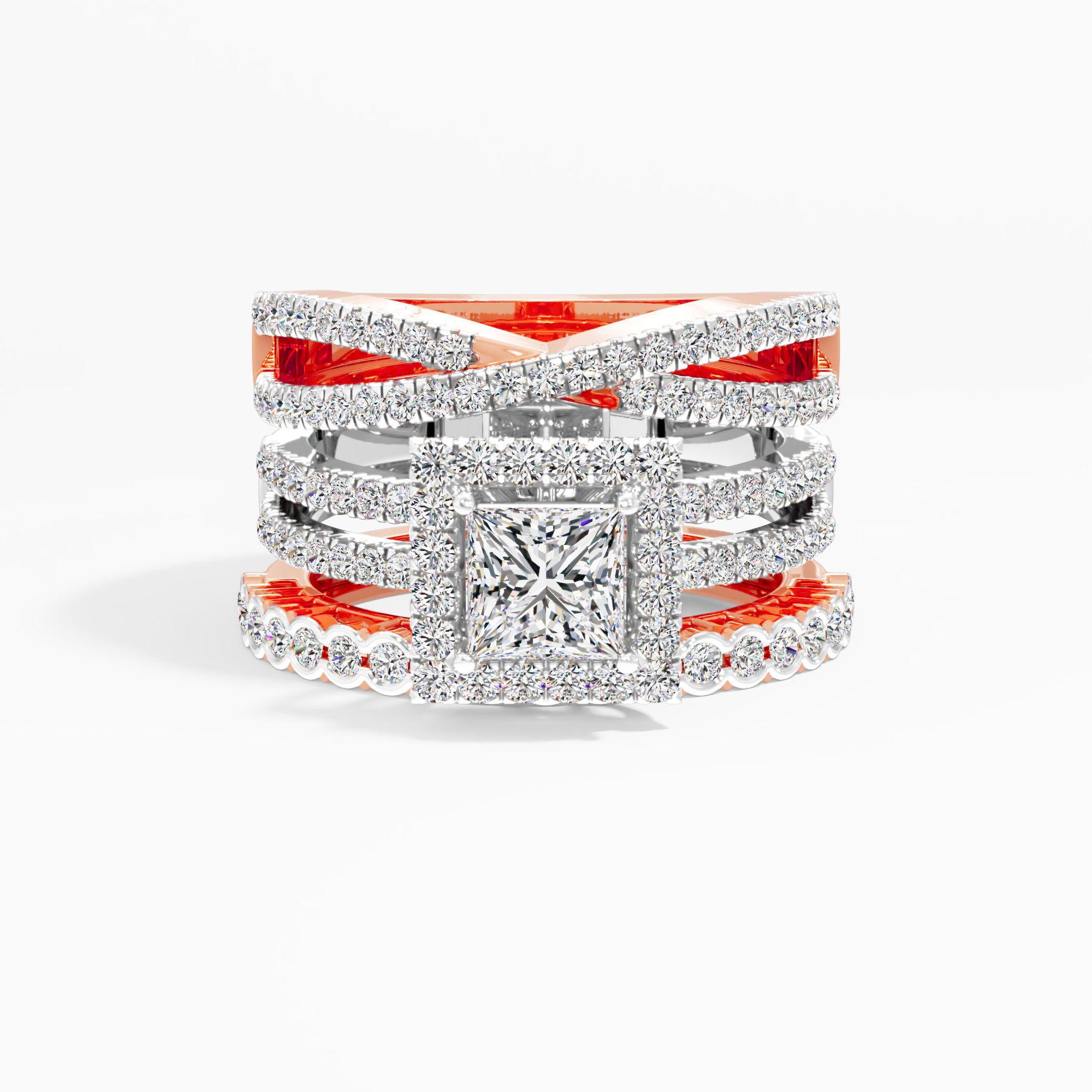 Opulent Solitaire Cocktail Ring