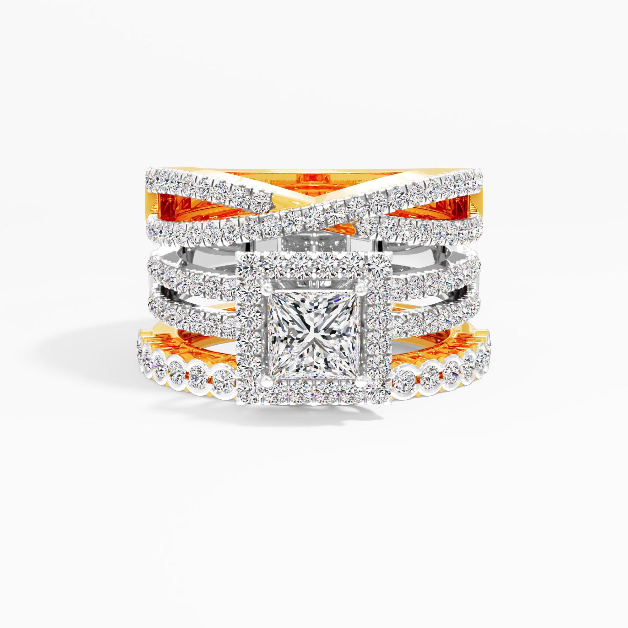 Opulent Solitaire Cocktail Ring