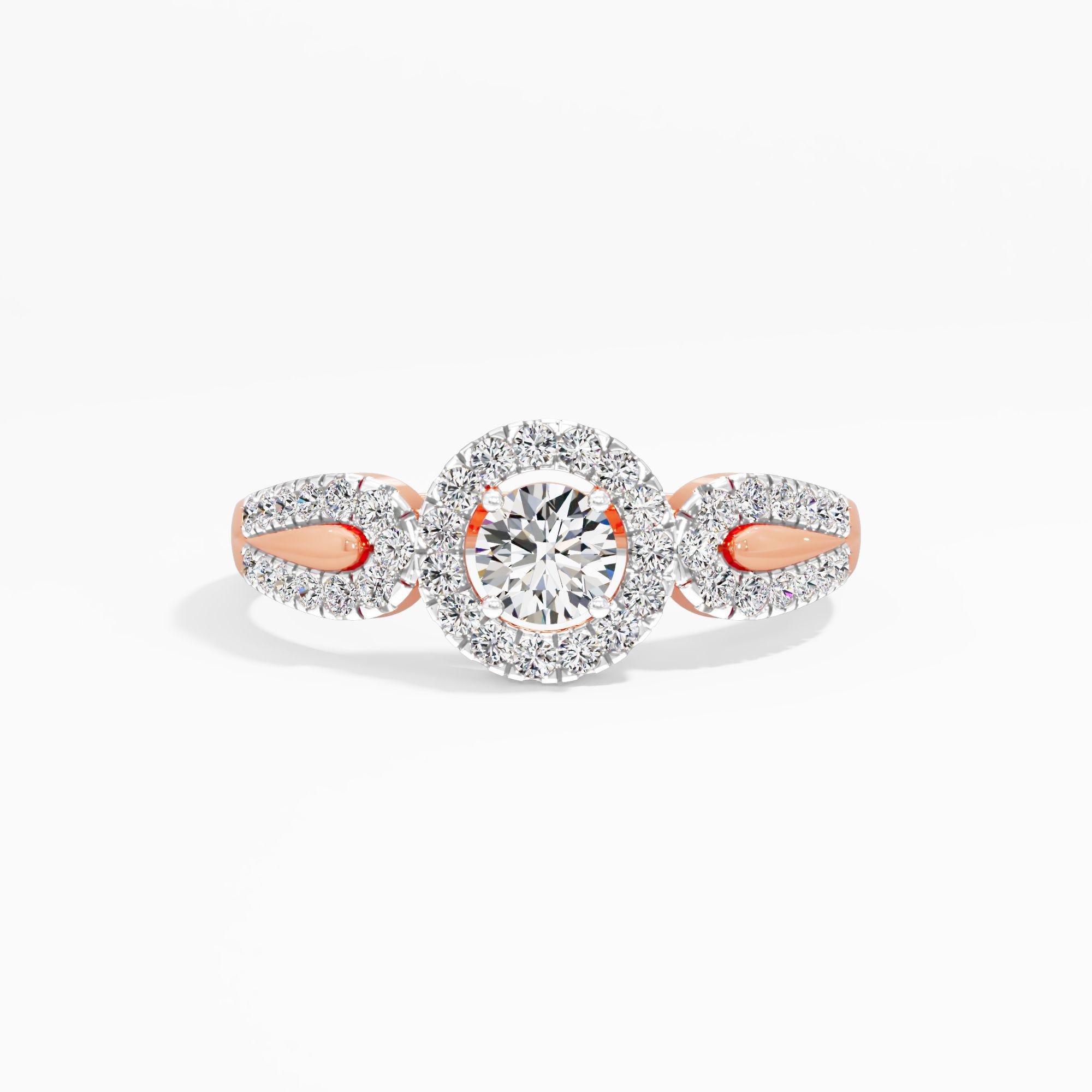 Embrace Double Halo Ring