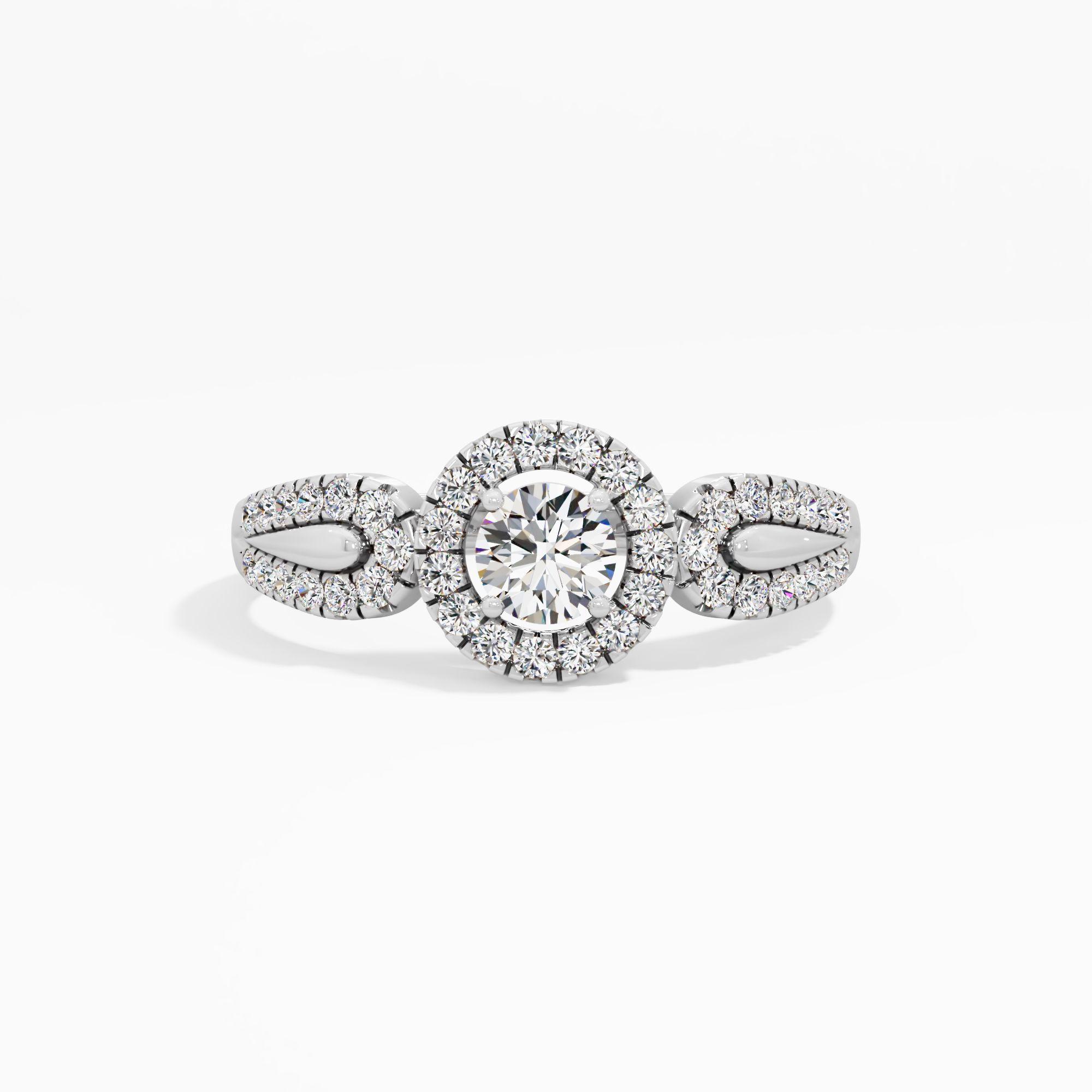 Embrace Double Halo Ring