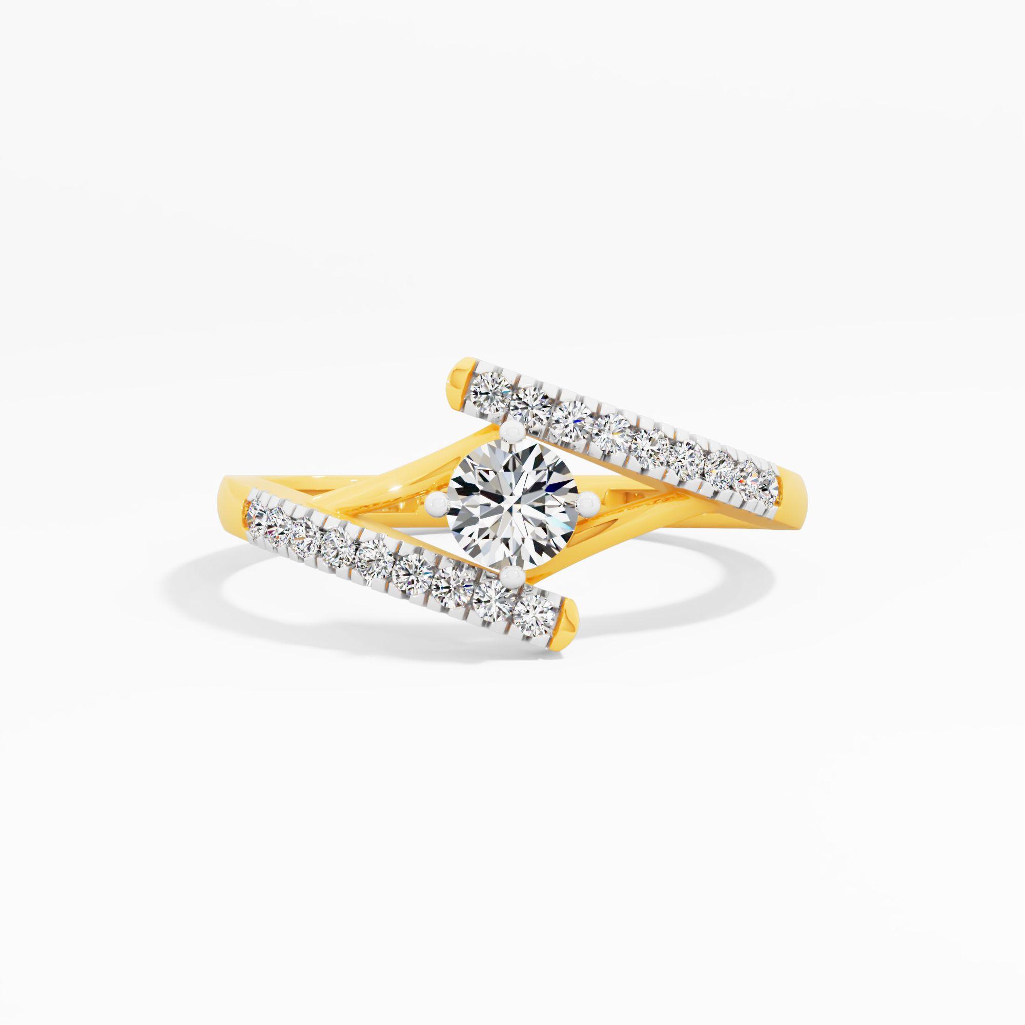 The Equilibrium Solitaire Ring