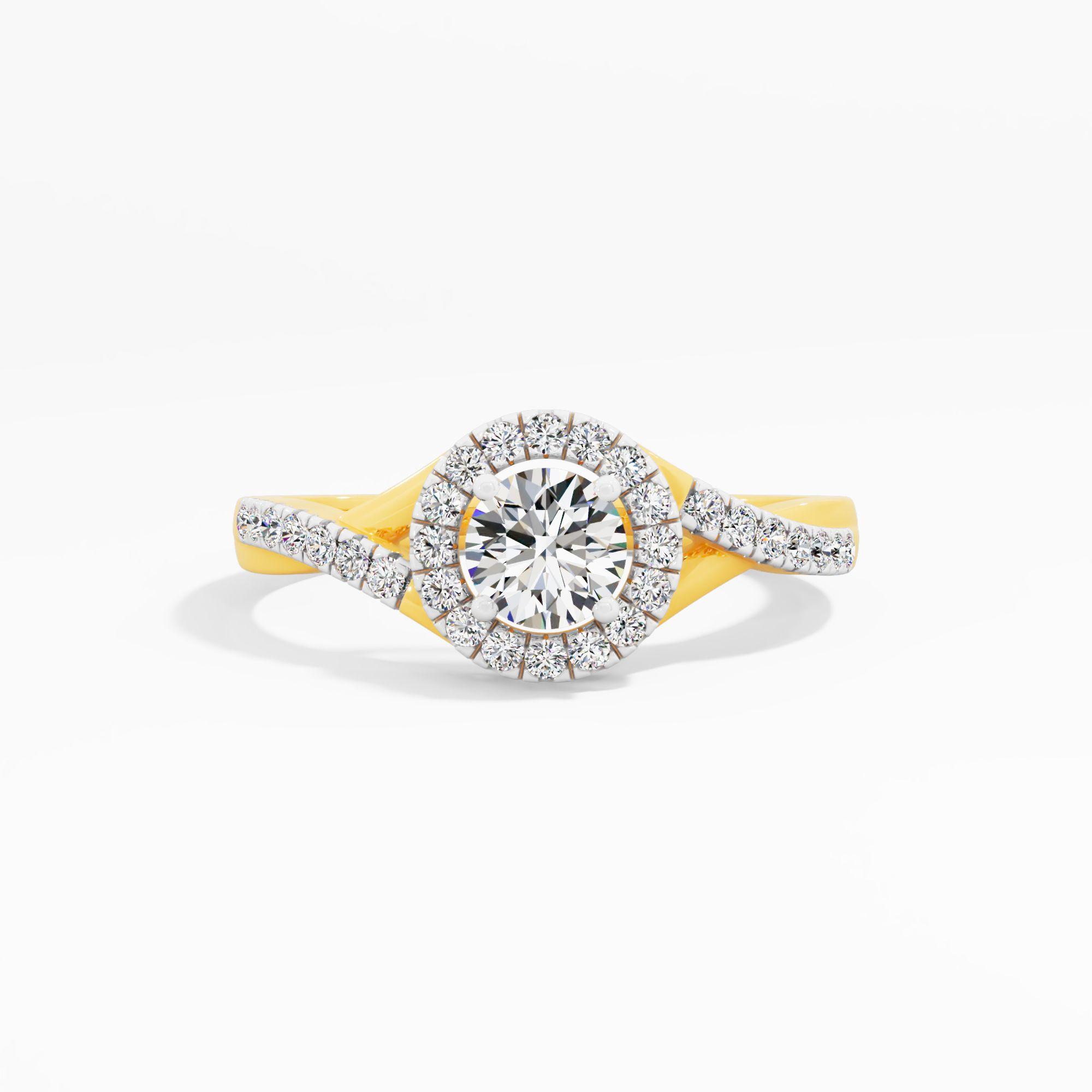 The Nova Bloom Halo Ring