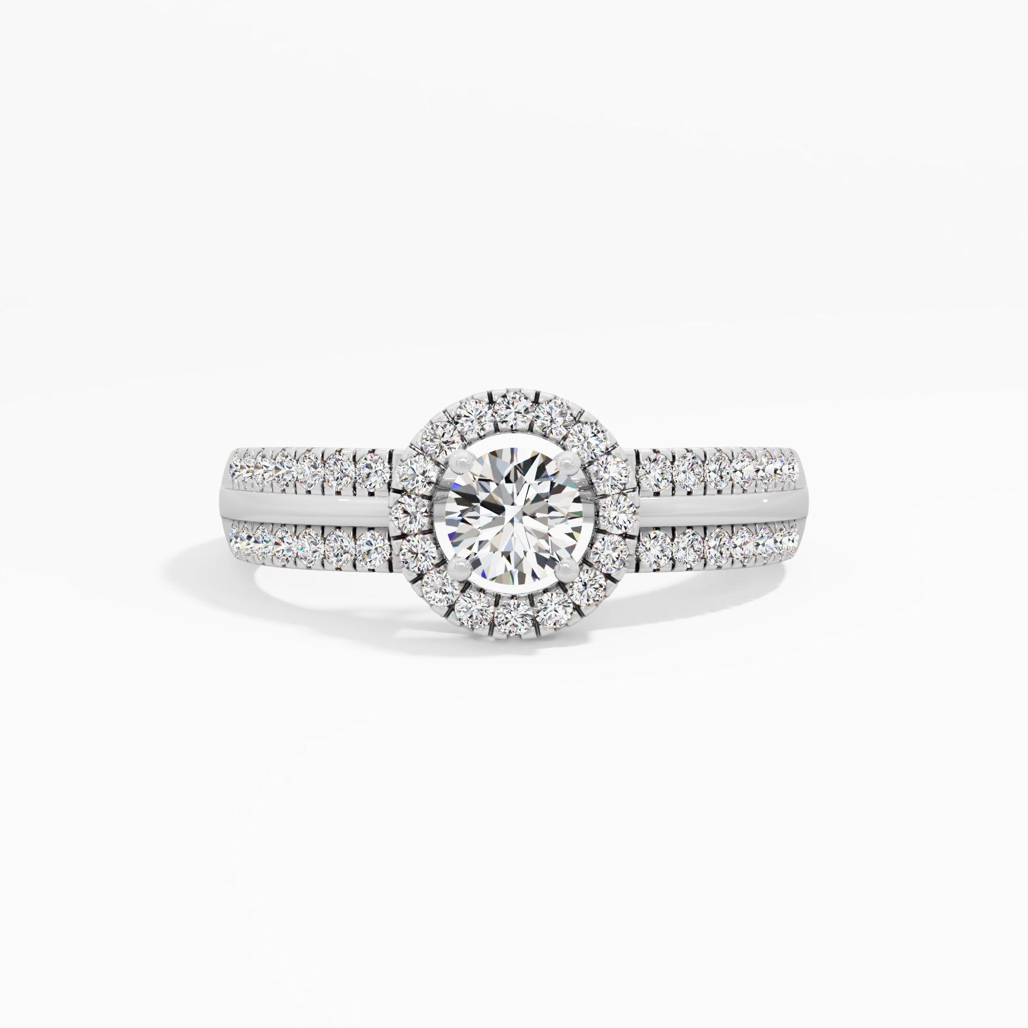 The Royal Avenue Halo Ring