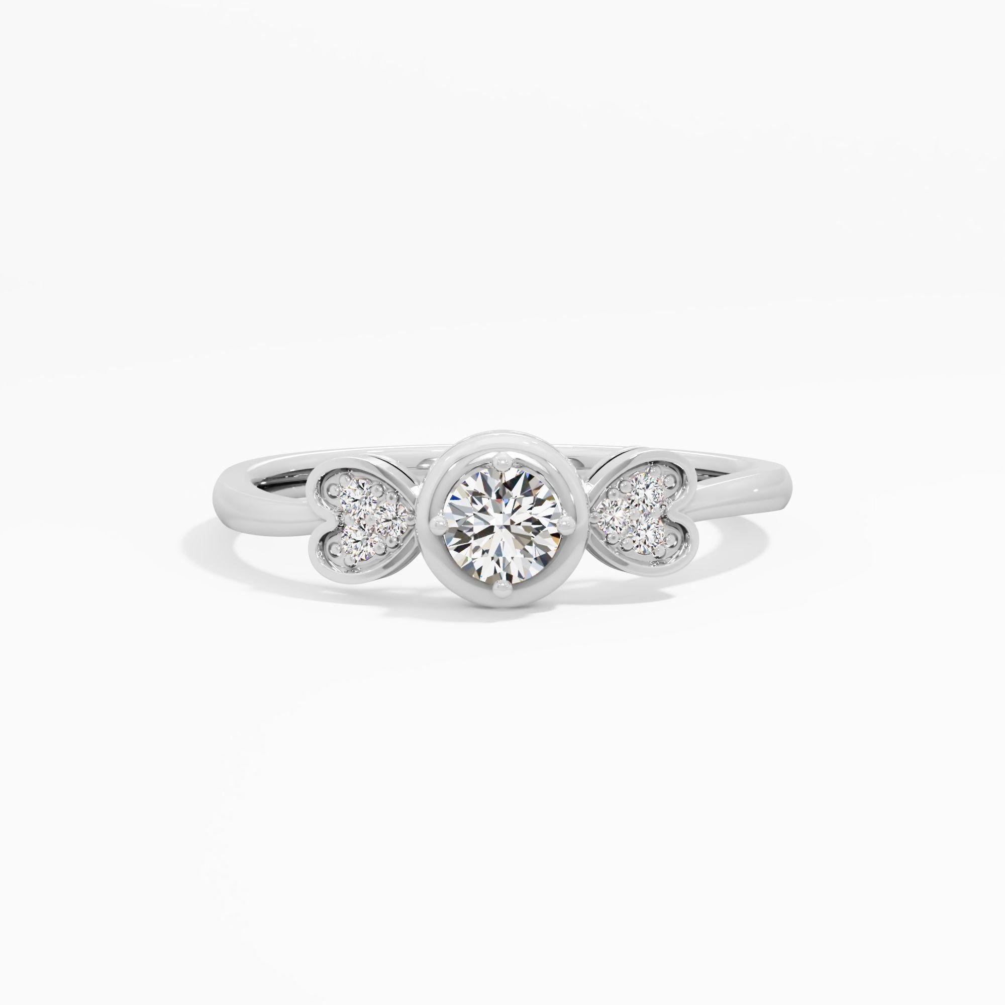 My Whole Heart Solitaire Ring