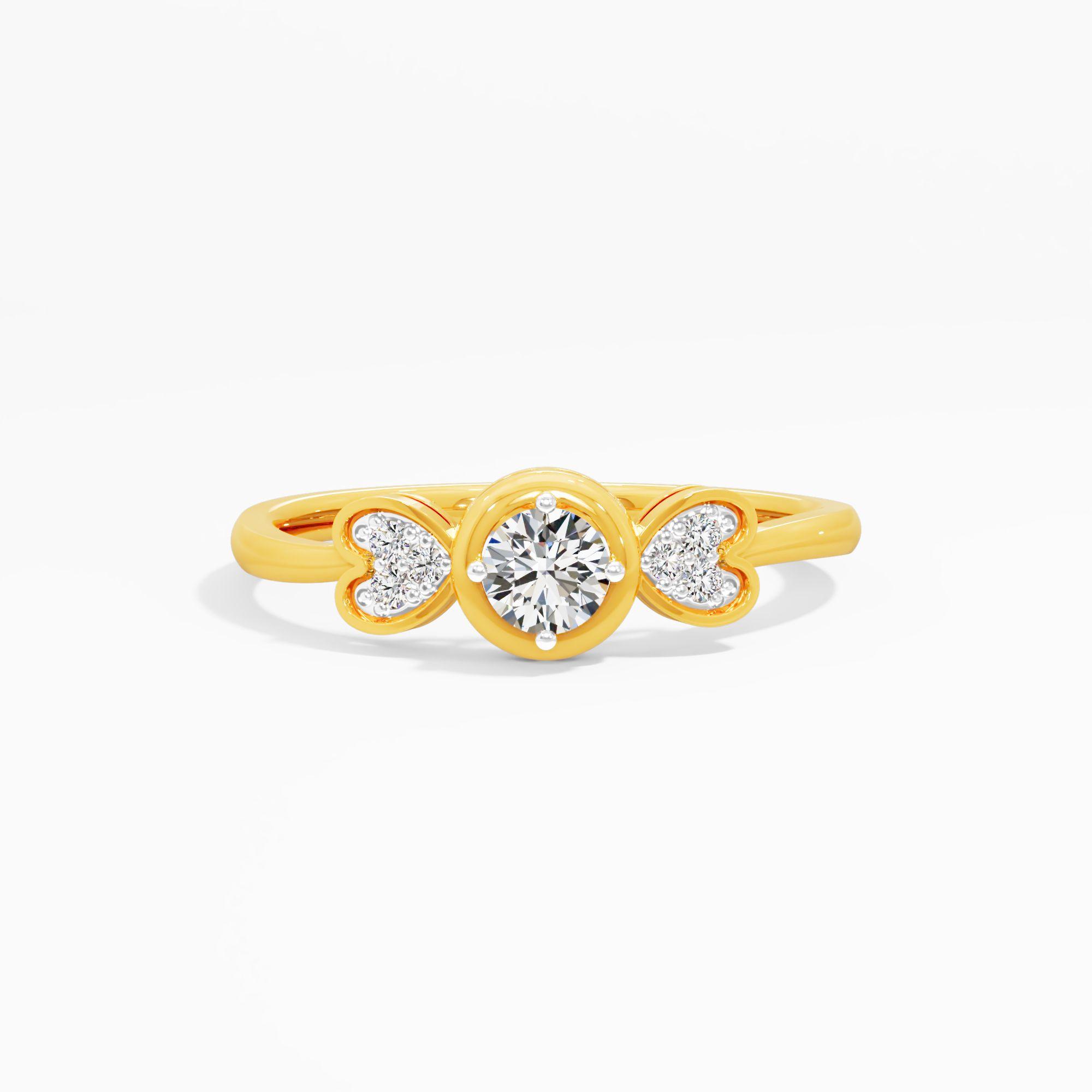 My Whole Heart Solitaire Ring