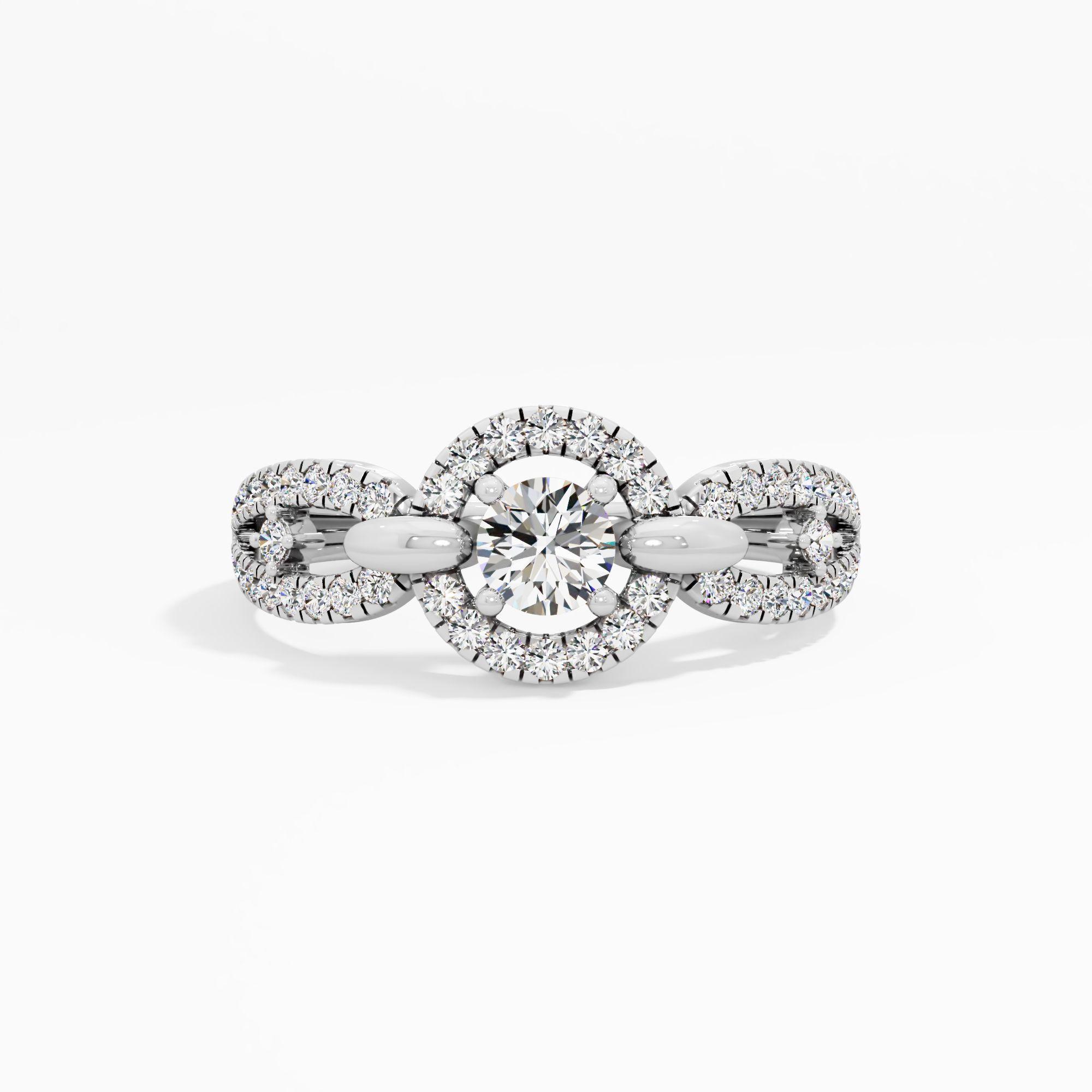 Orbit Link Solitaire Ring