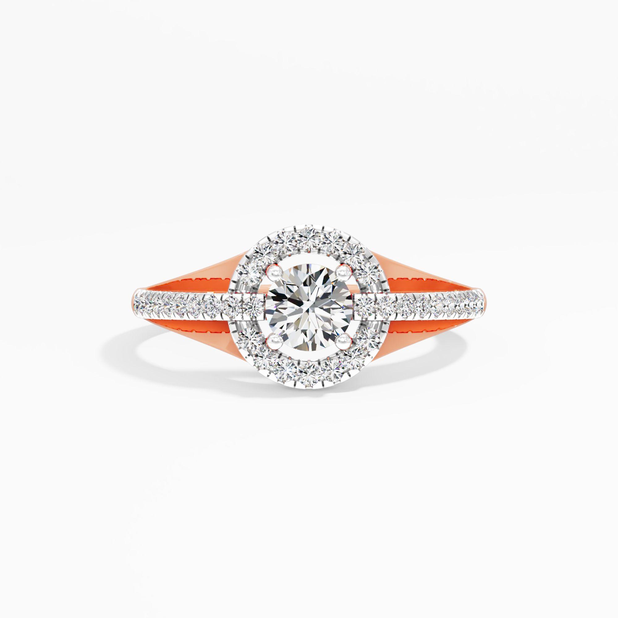Embrace Halo Solitaire Ring