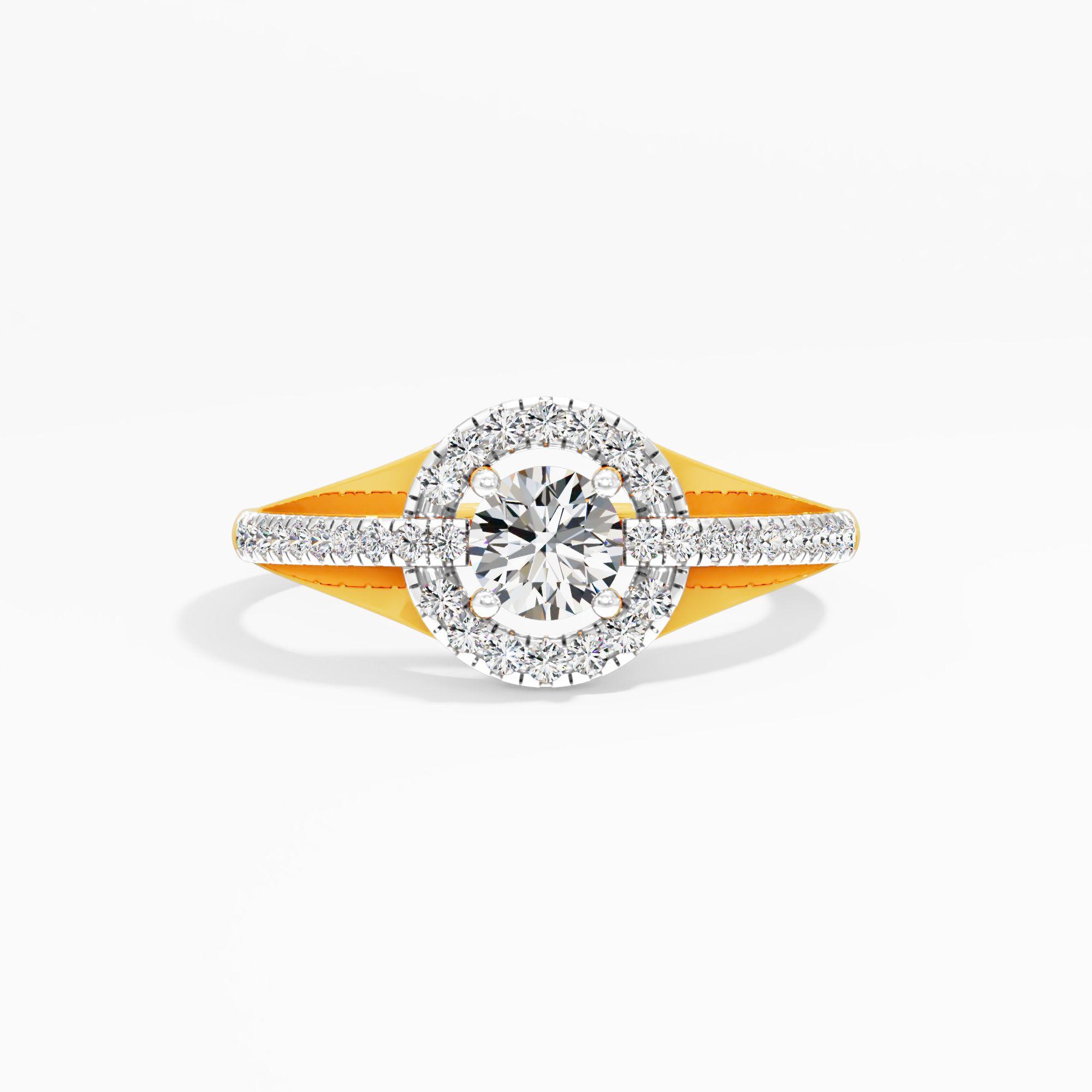 Embrace Halo Solitaire Ring