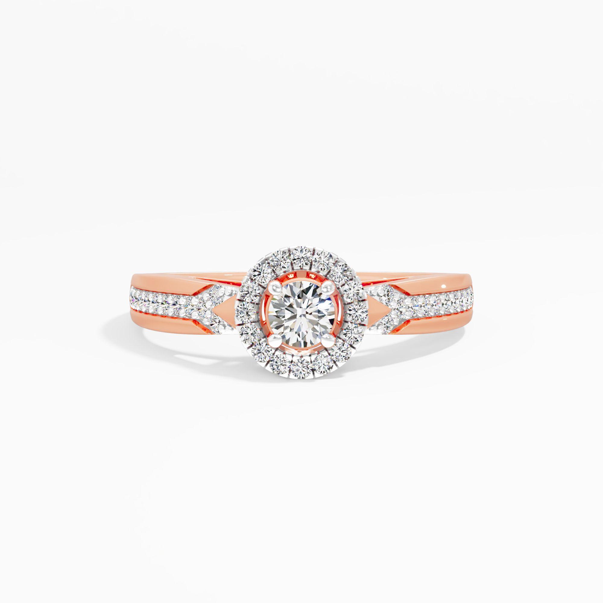 Arrow of Light Diamond Ring