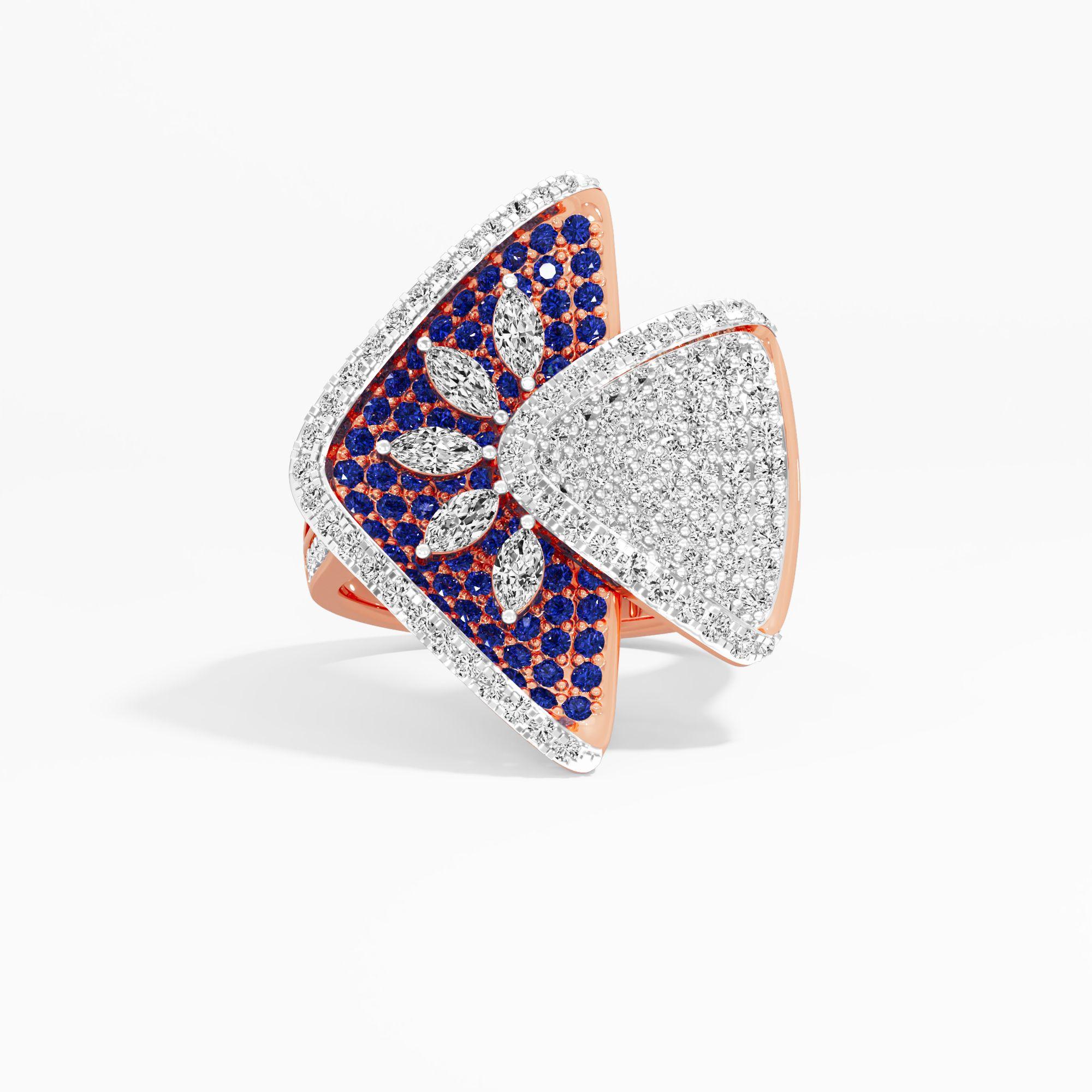 Midnight Dreams Cocktail Ring
