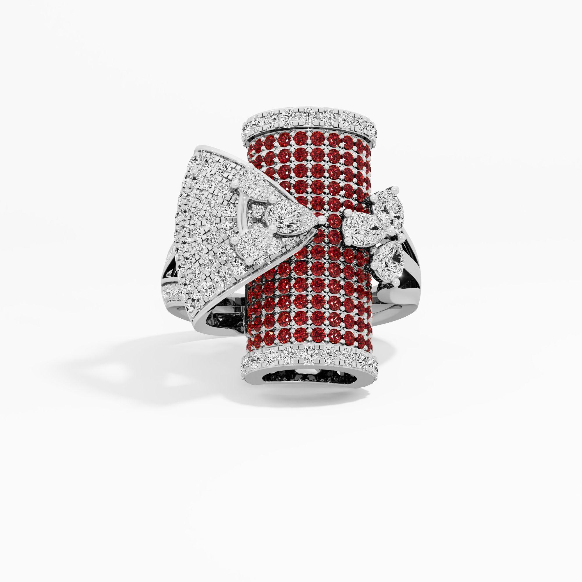 Galactic Arch Cocktail Ring