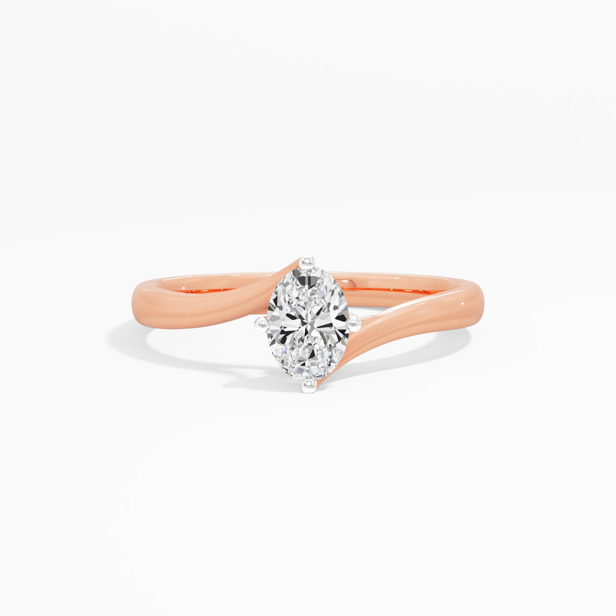 Eternal Embrace Solitaire Diamond Ring