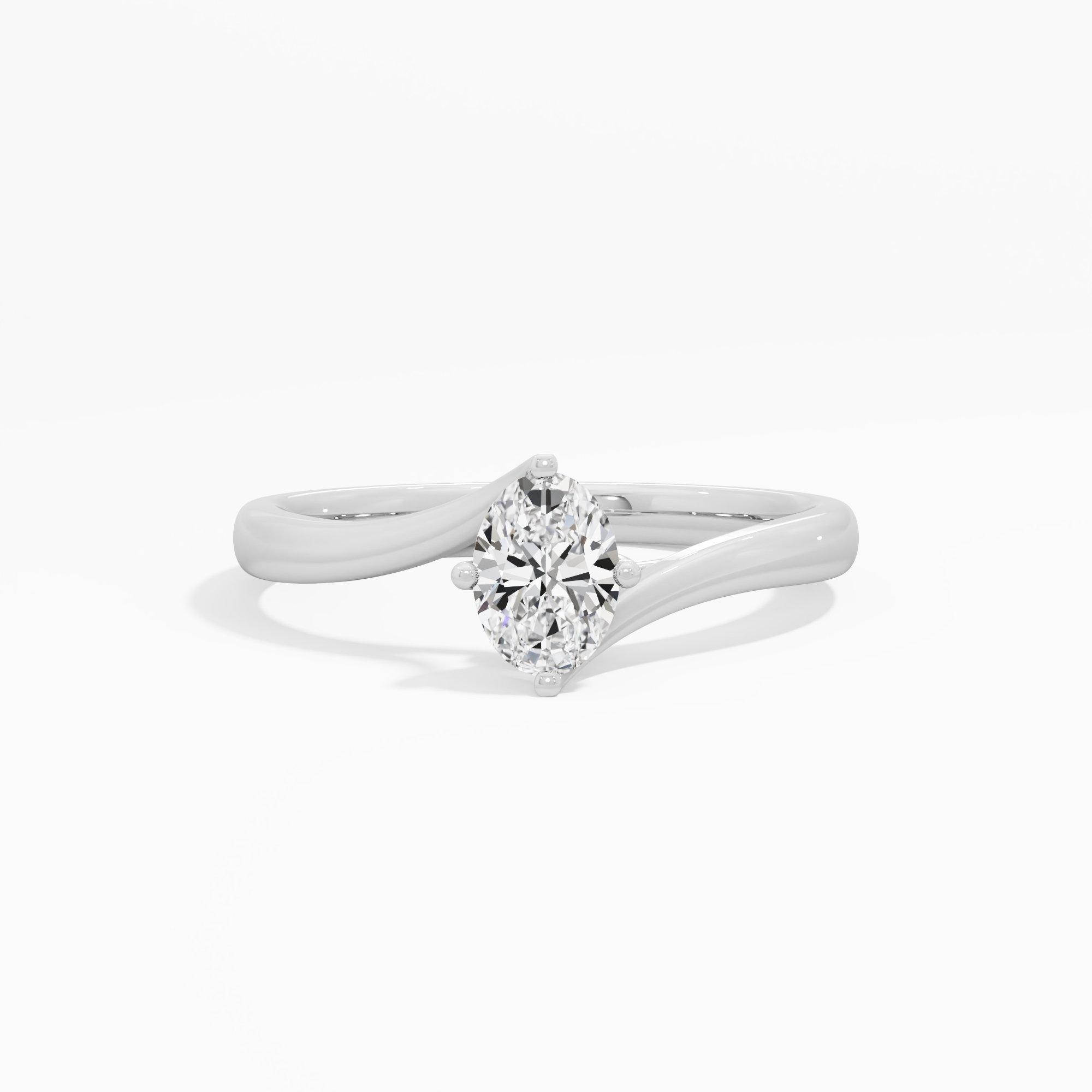 Eternal Embrace Solitaire Diamond Ring