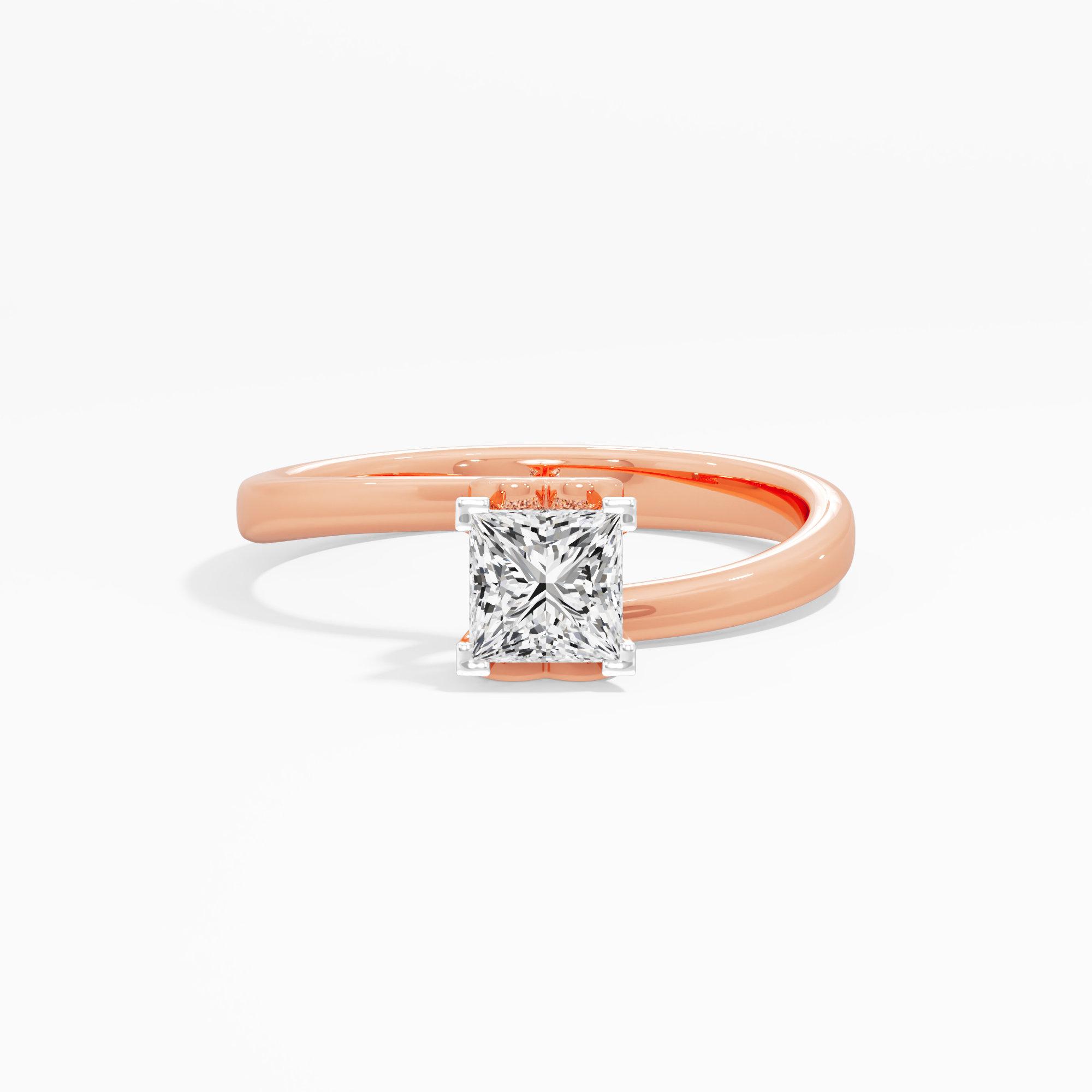 Serene Princess Solitaire Ring