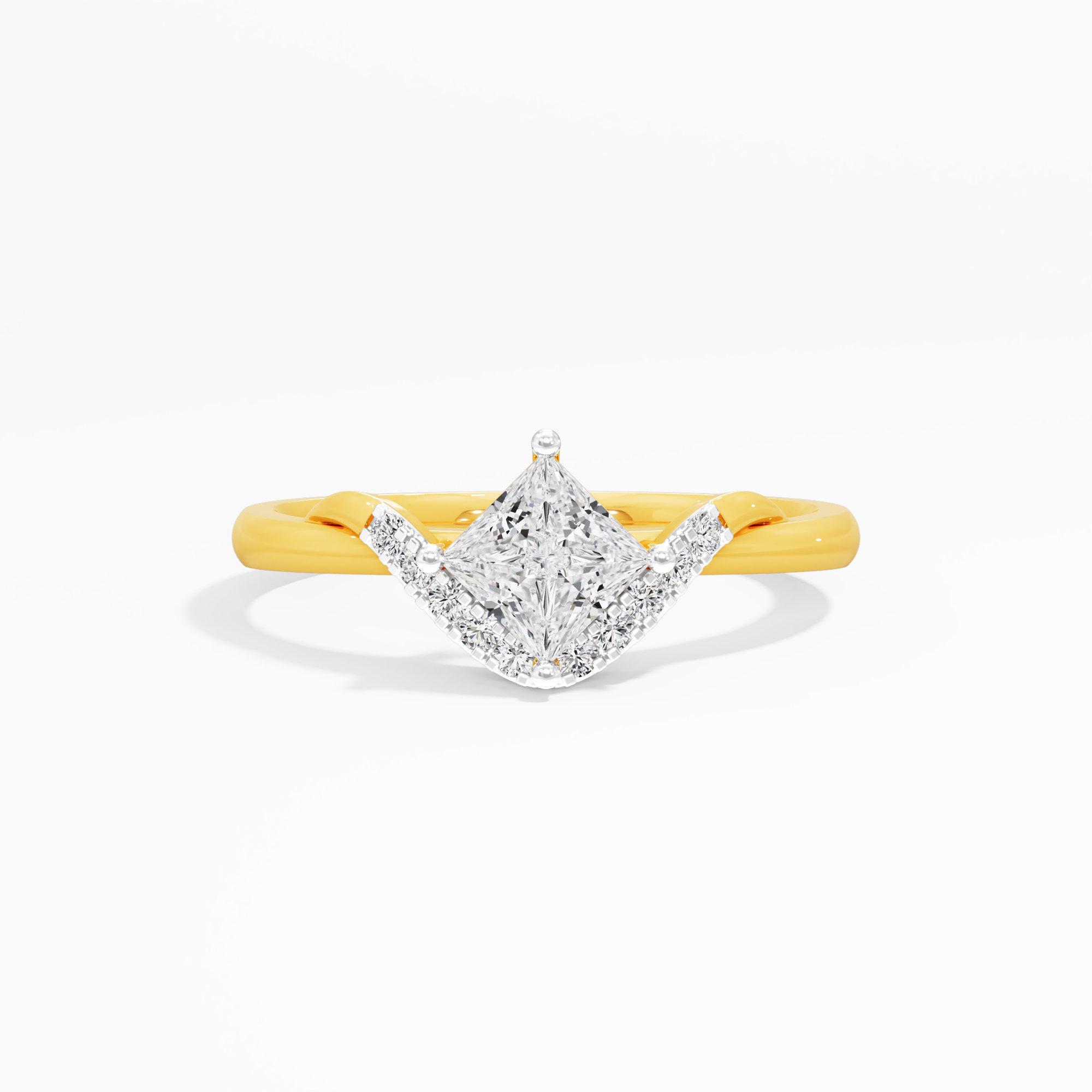 Adira Princess Diamond Ring