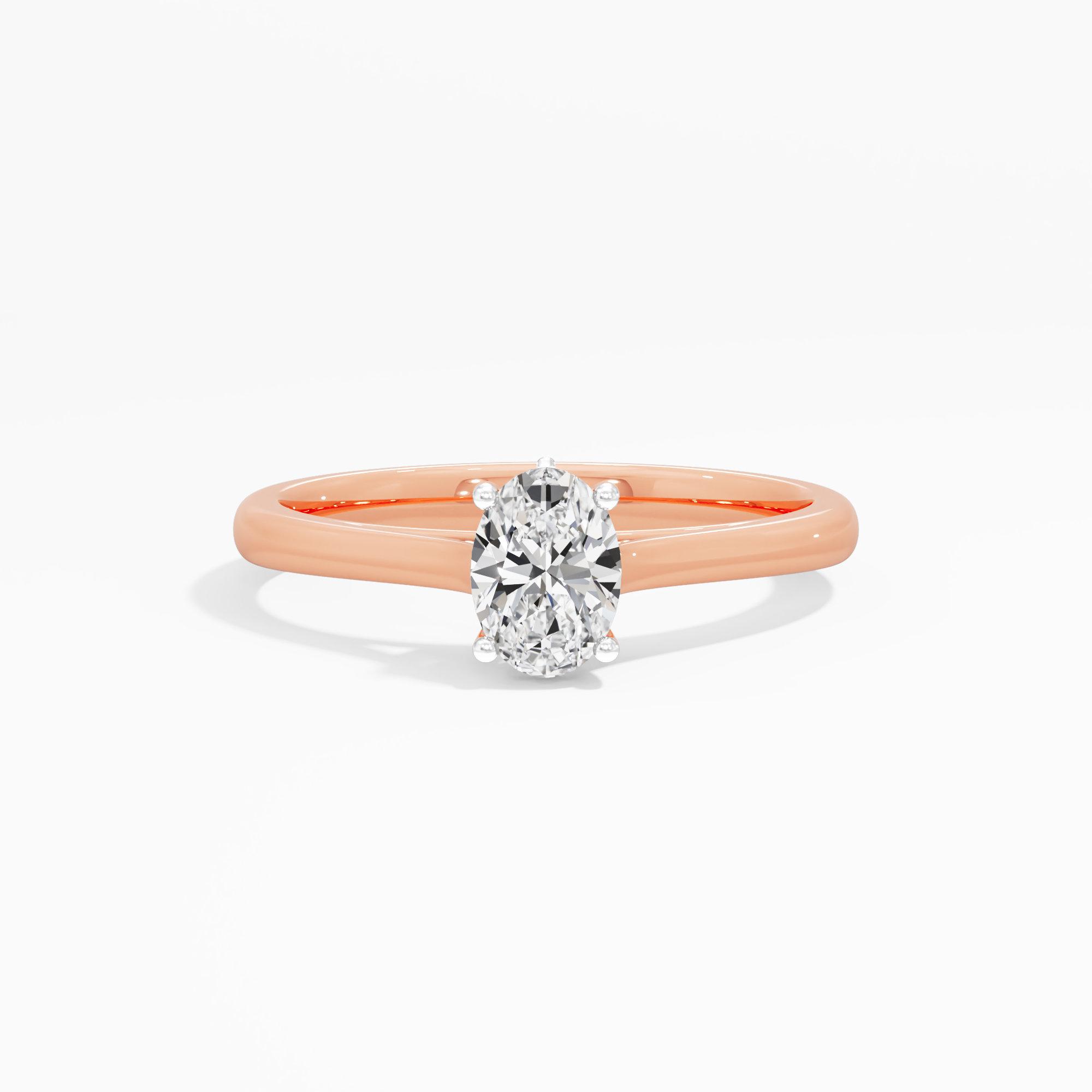 Classic Oval Solitaire Ring