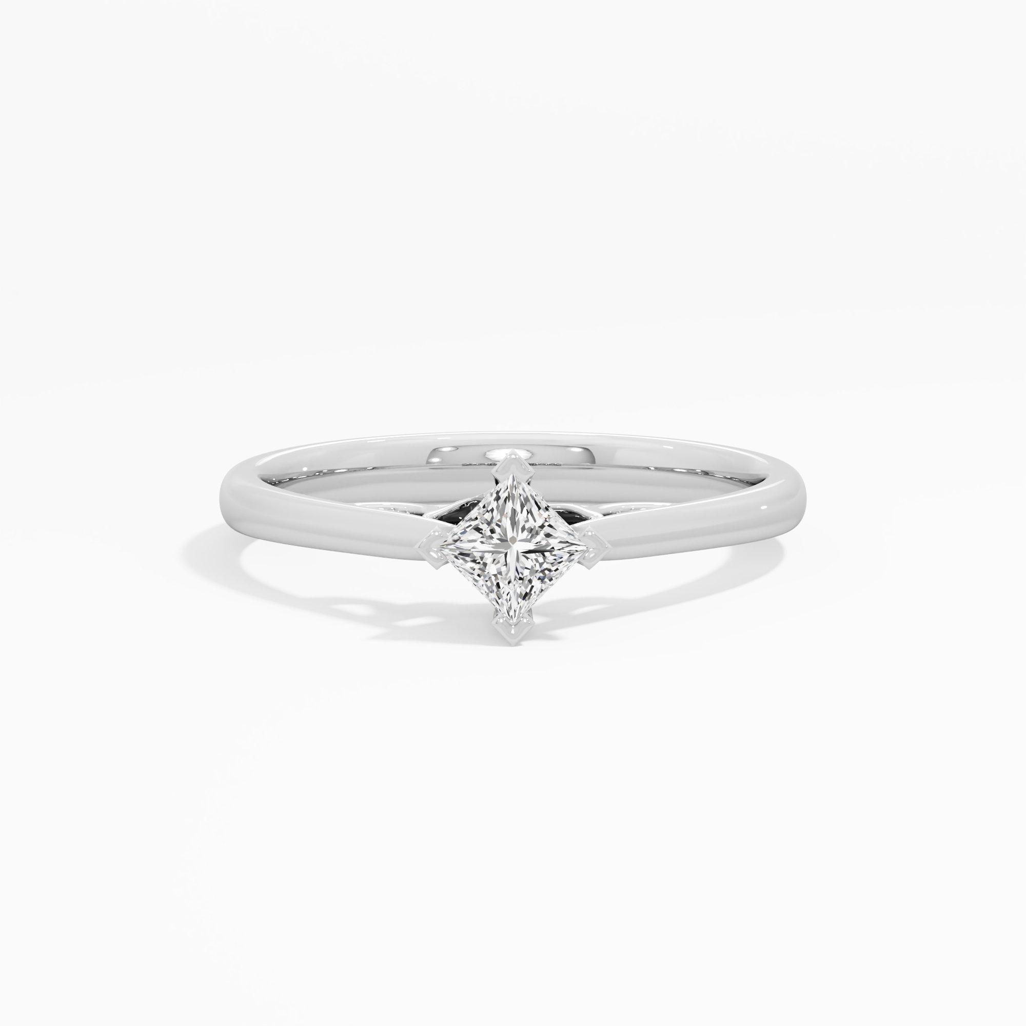 Radiant Princess Solitaire Ring