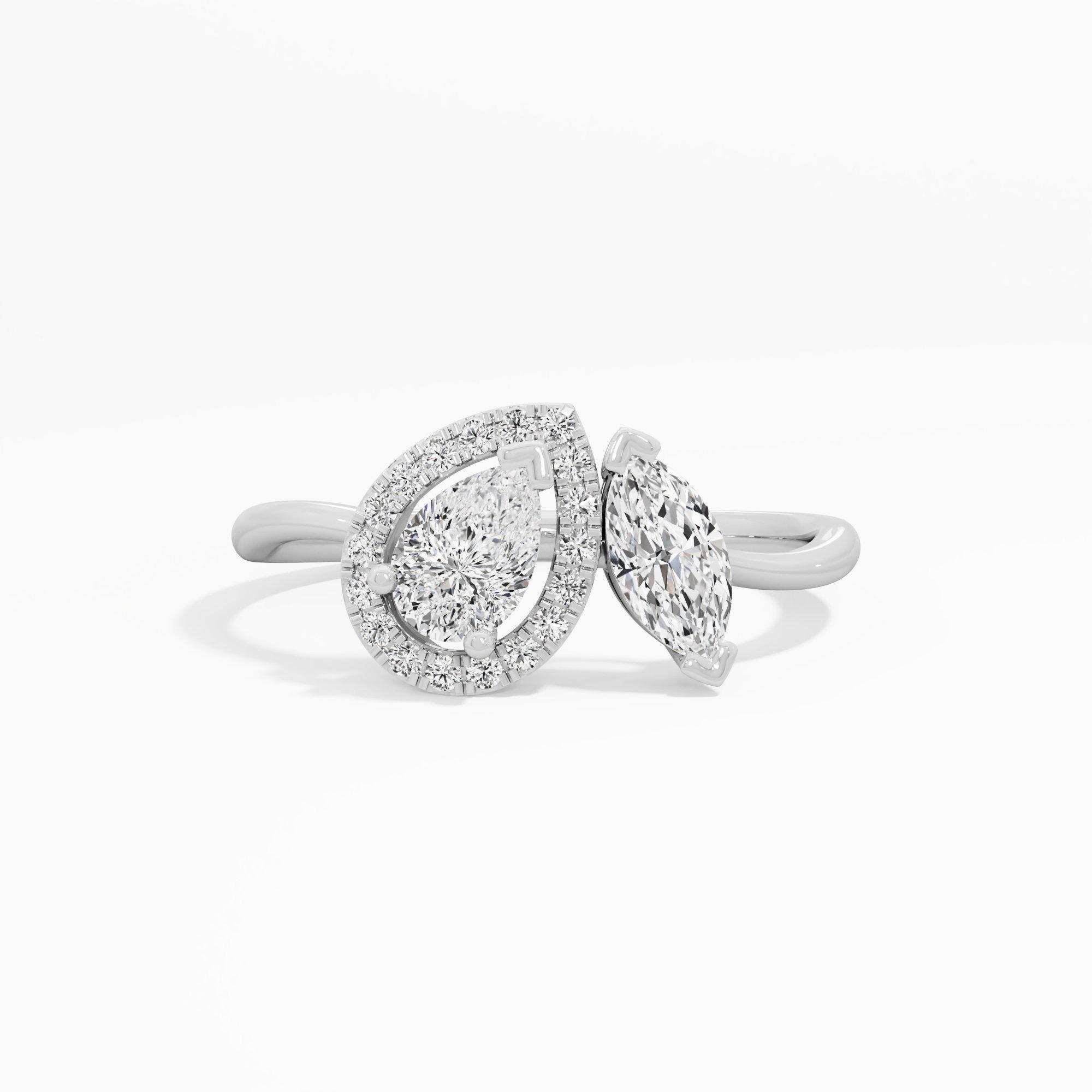 Golden Whisper Diamond Ring