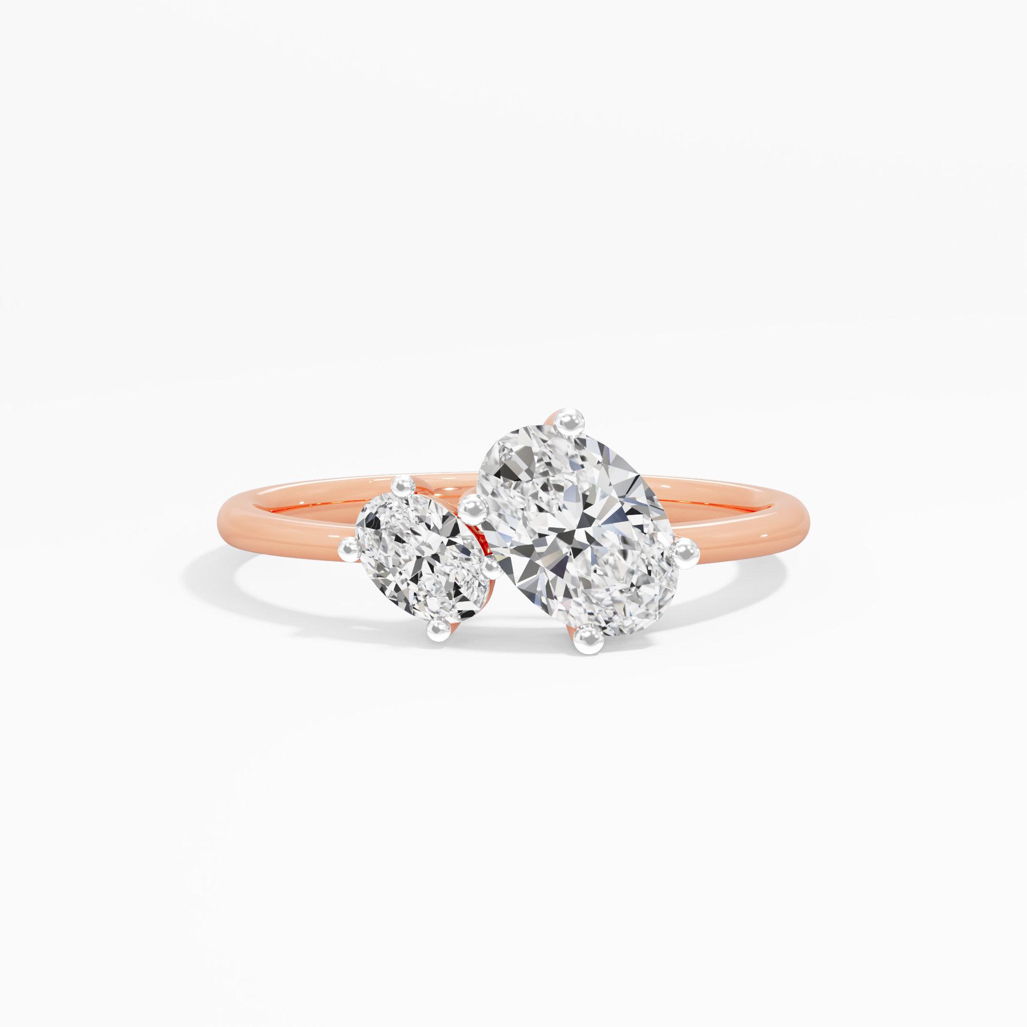 Luminous Oval Diamond Ring
