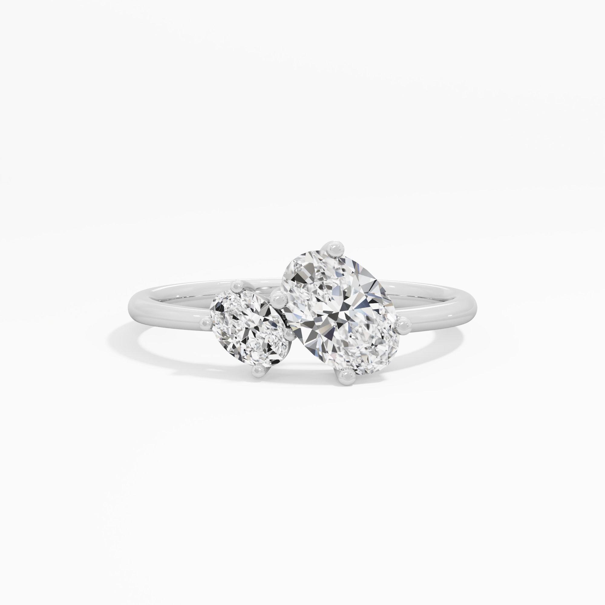 Luminous Oval Diamond Ring