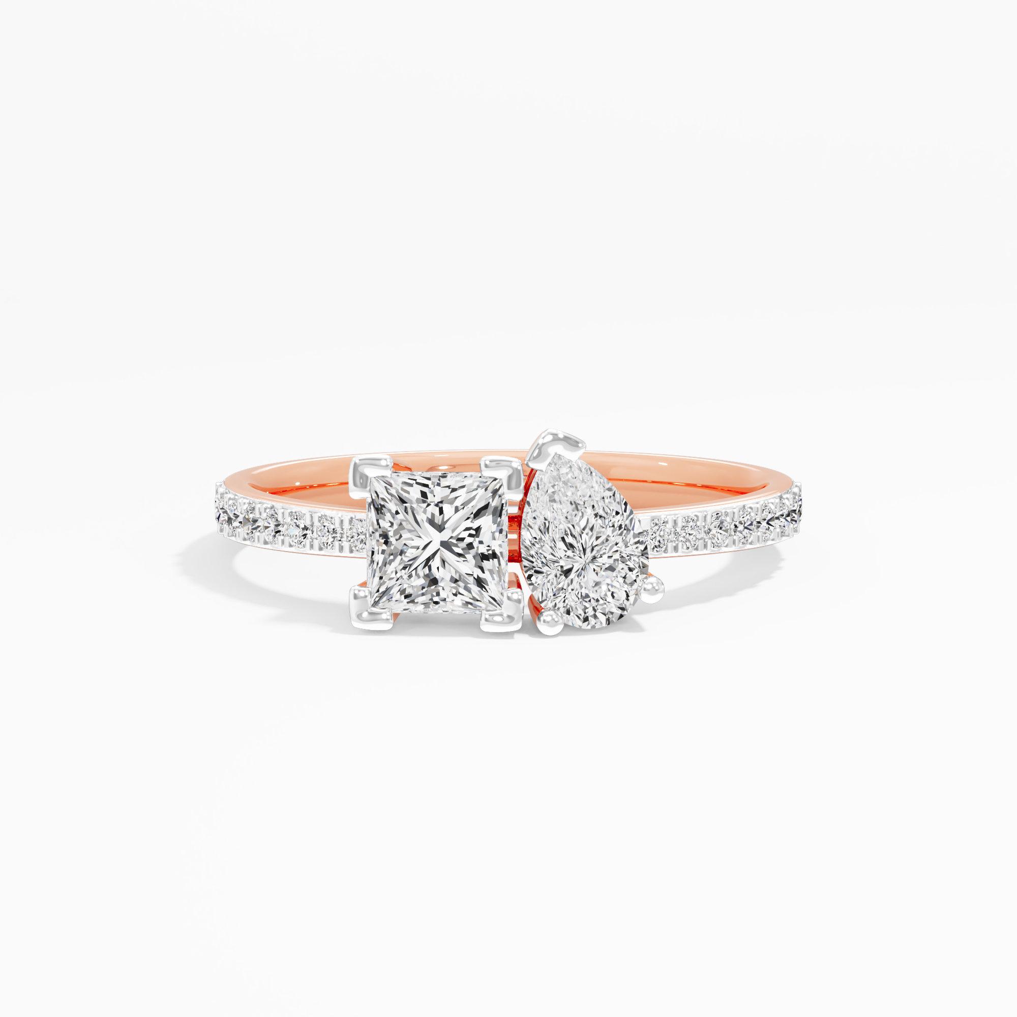 Serene Trio Diamond Ring