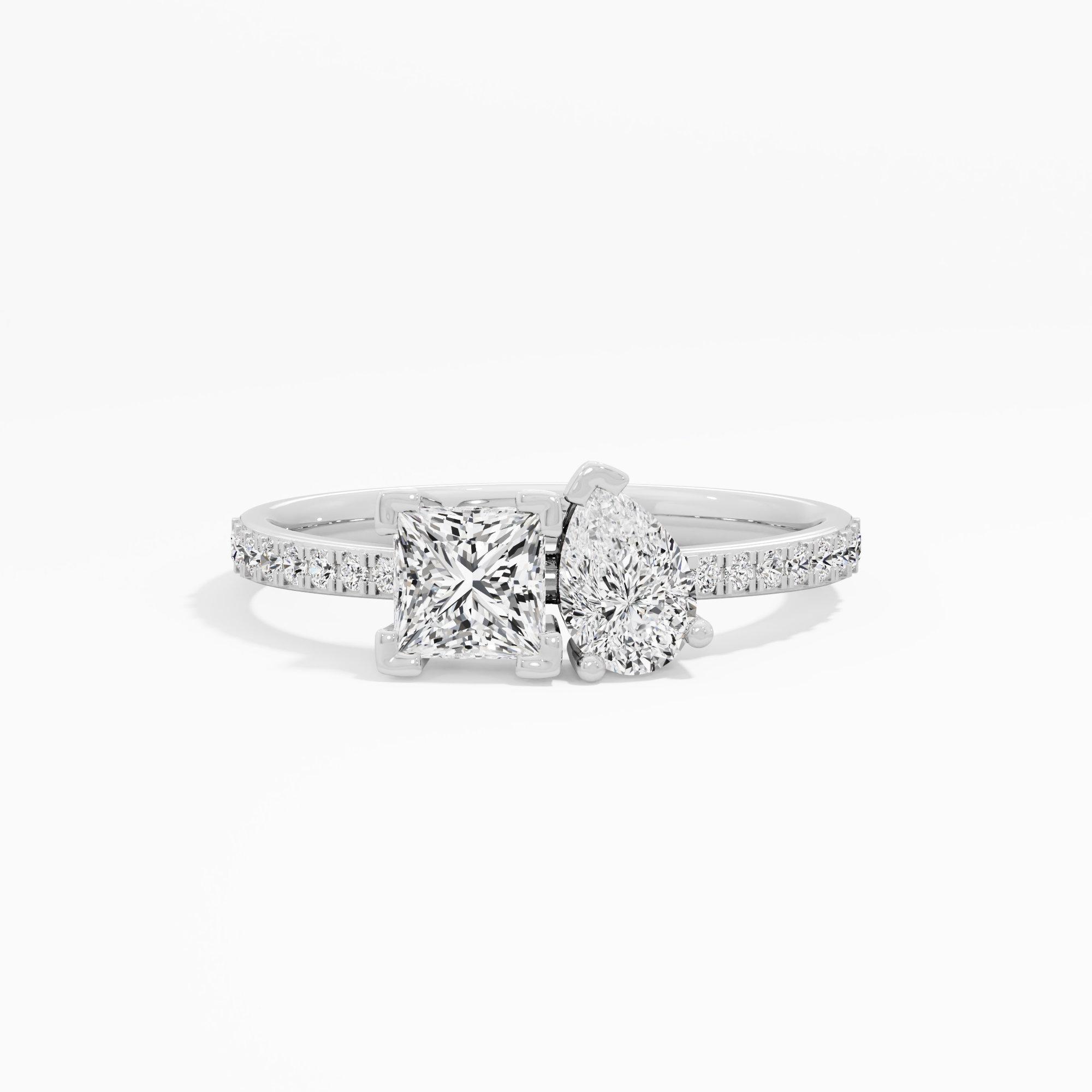 Serene Trio Diamond Ring