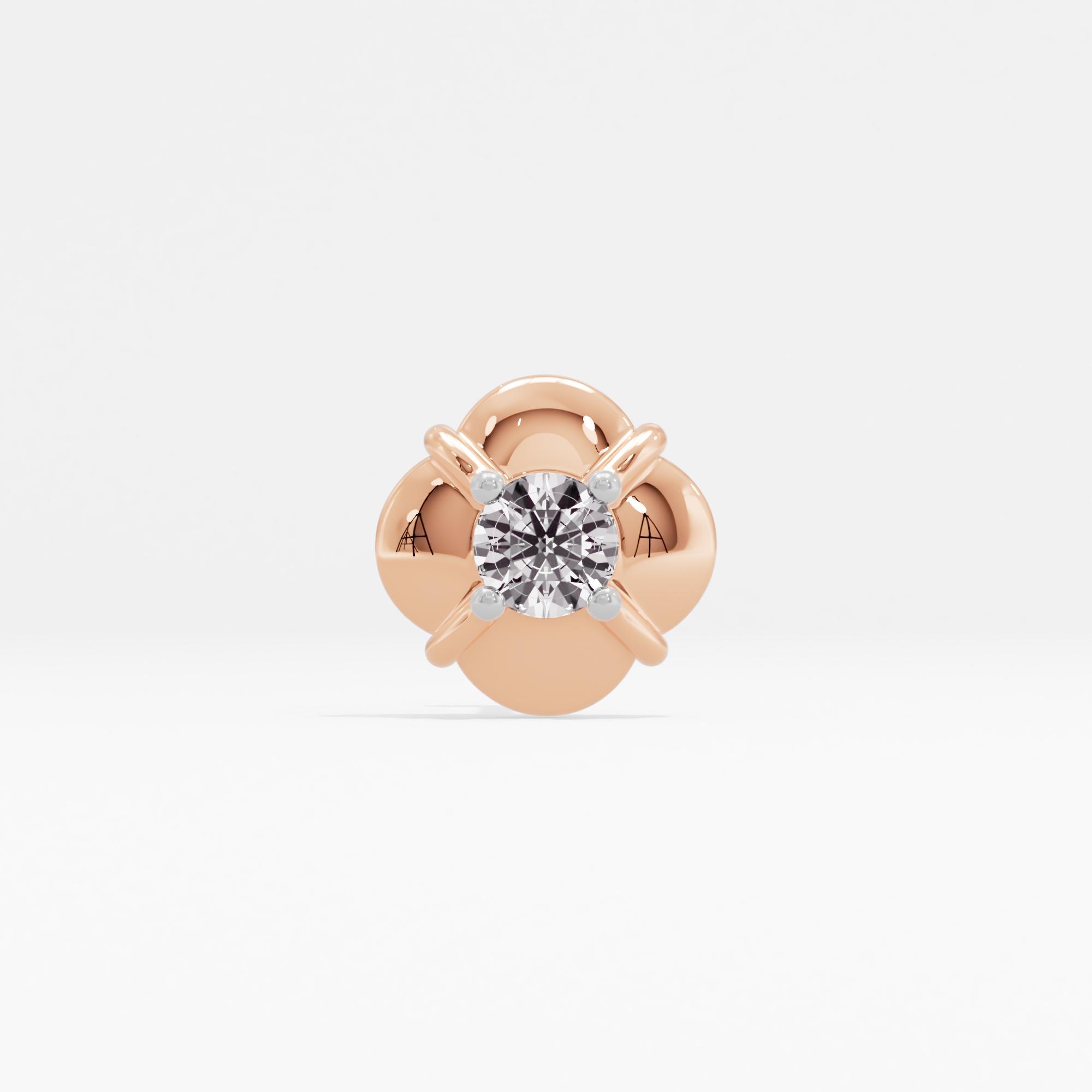 Novel Flo Solitaire Nose Pin
