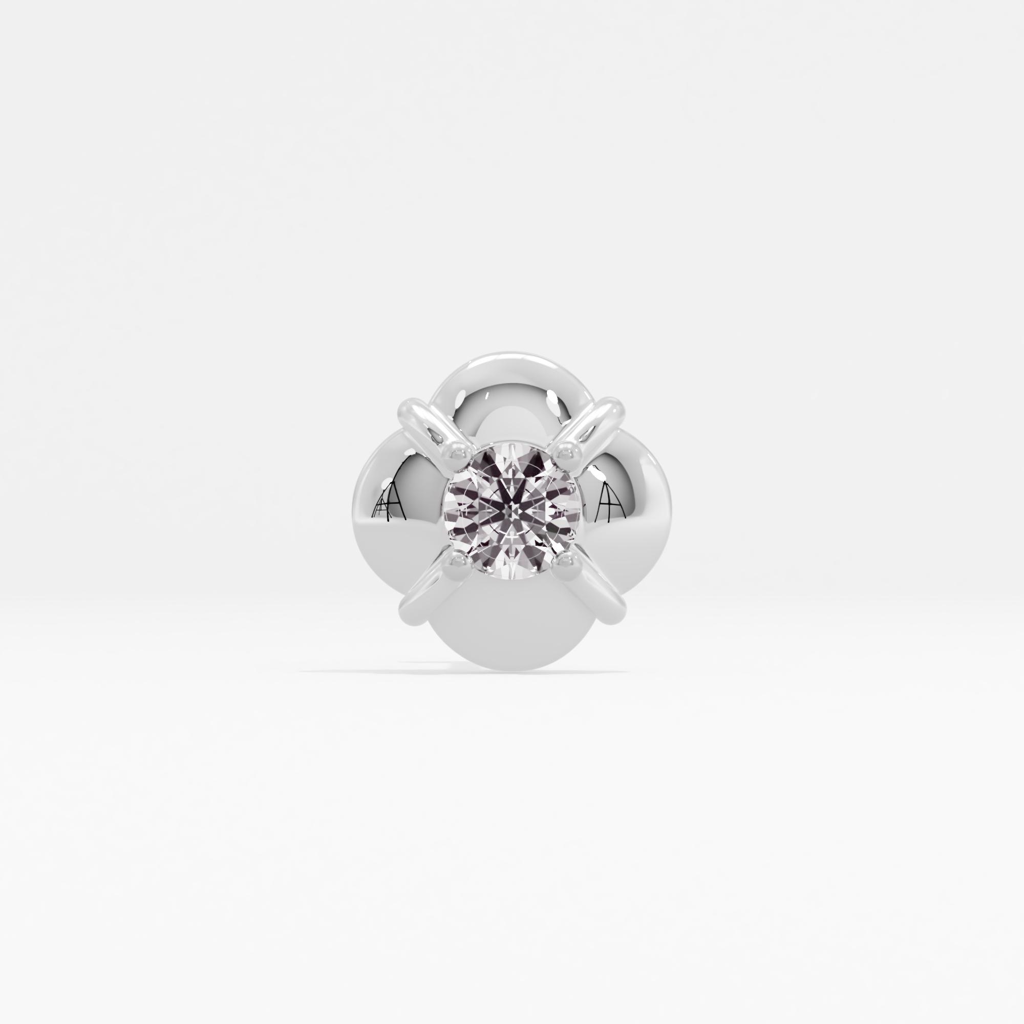 Novel Flo Solitaire Nose Pin