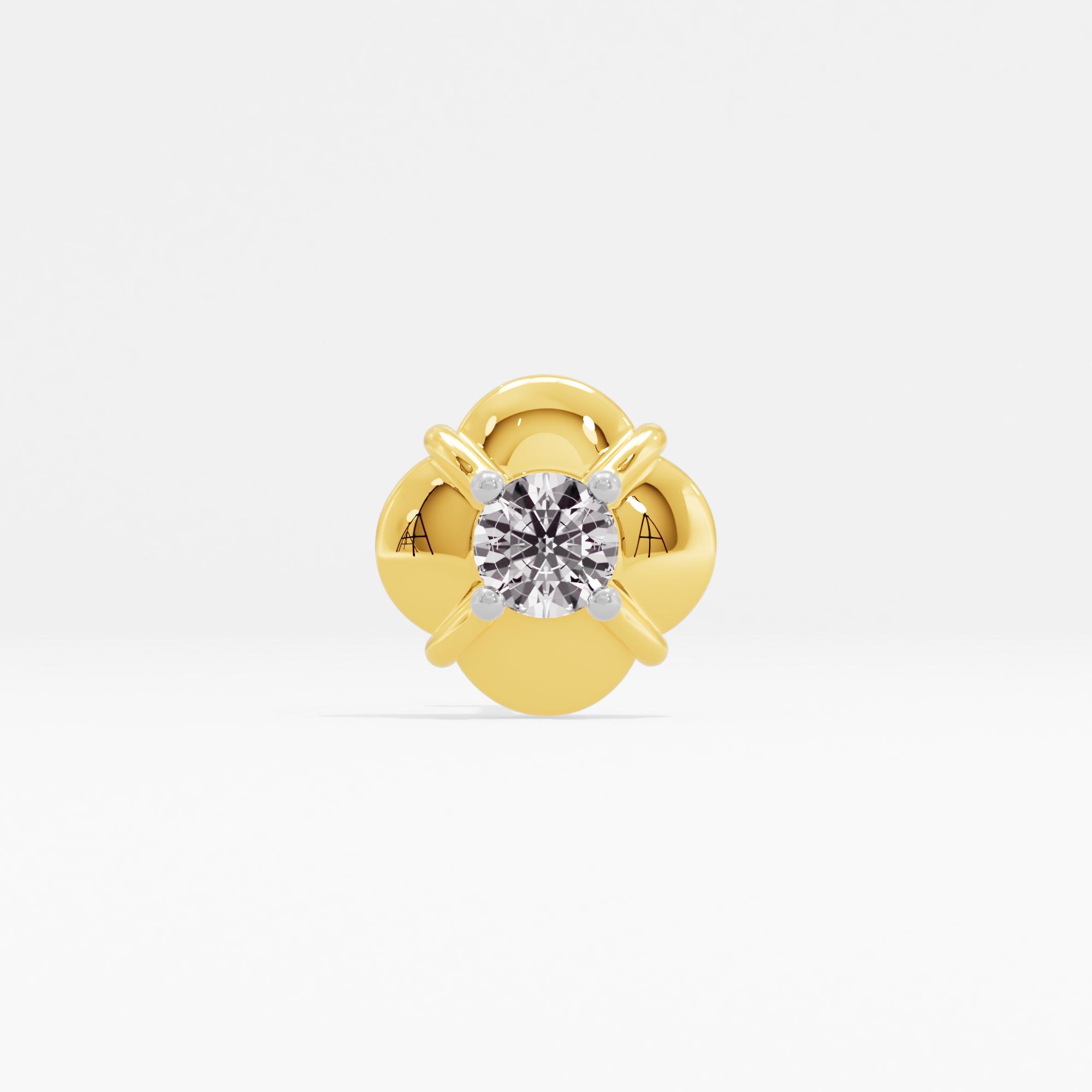 Novel Flo Solitaire Nose Pin