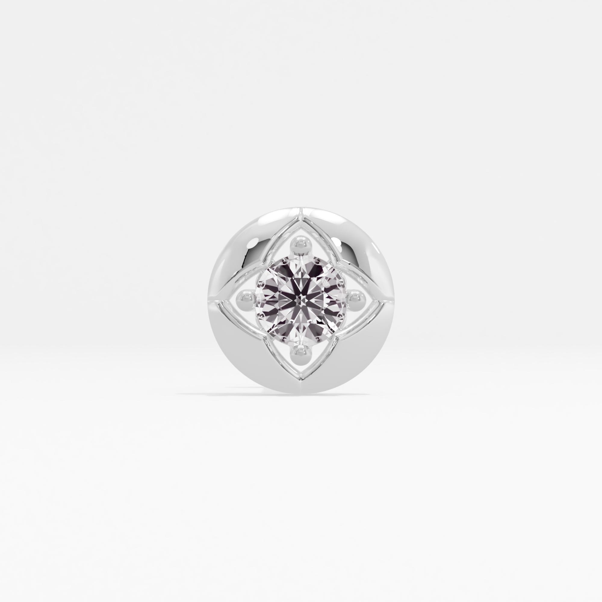 Radiating Appeal Solitaire Nose Pin