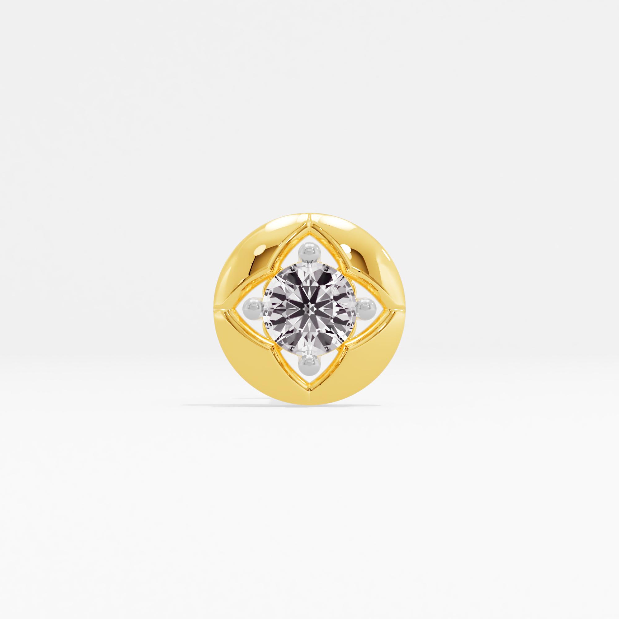 Radiating Appeal Solitaire Nose Pin