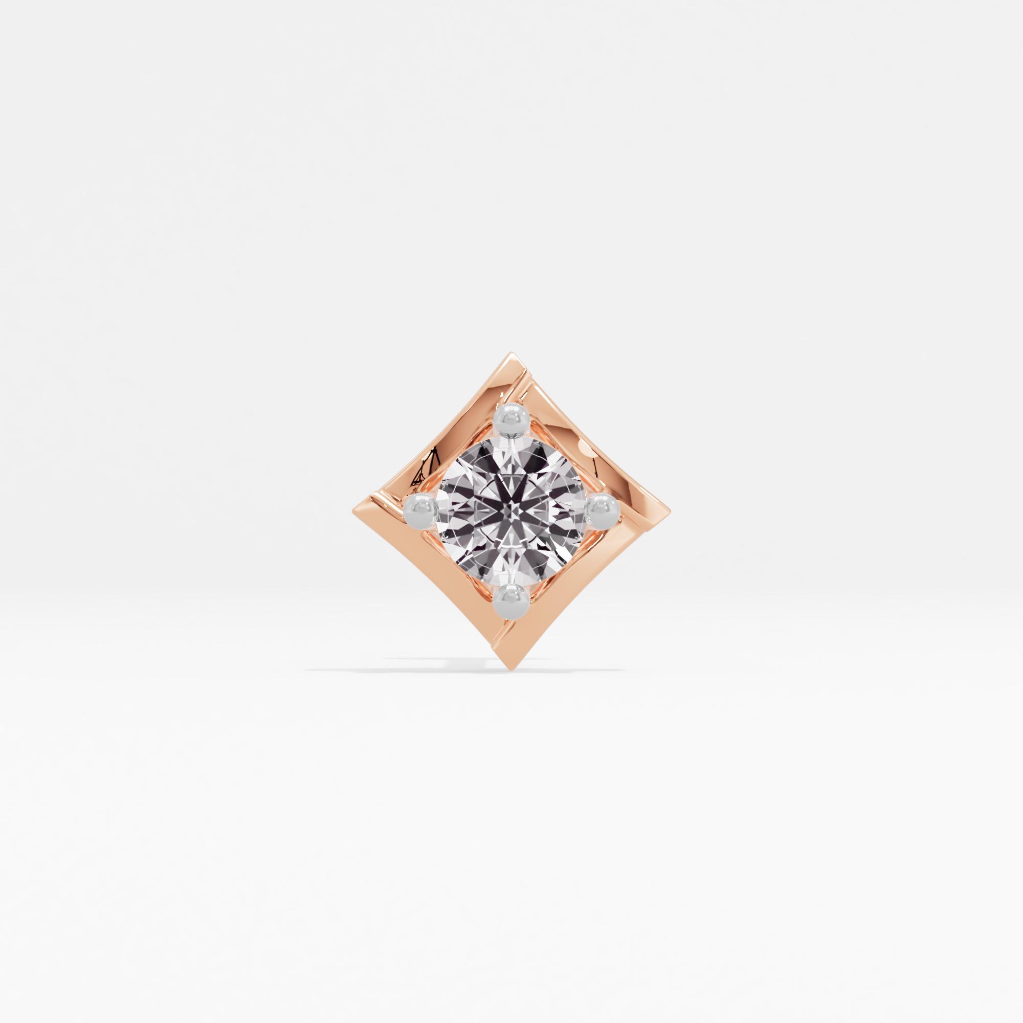 Natural Showcase Solitaire Nose Pin