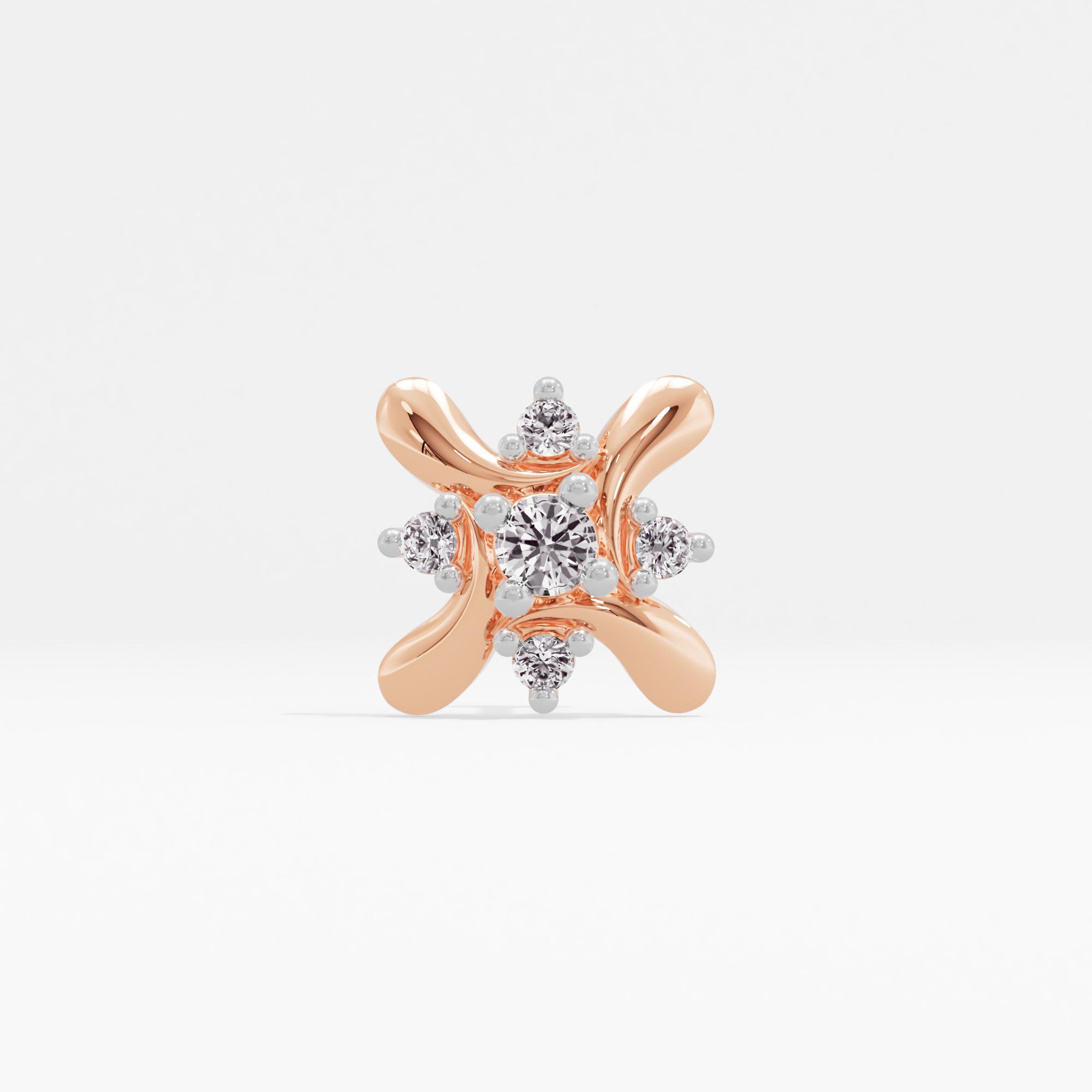 Unique Elegance Solitaire Nose Pin