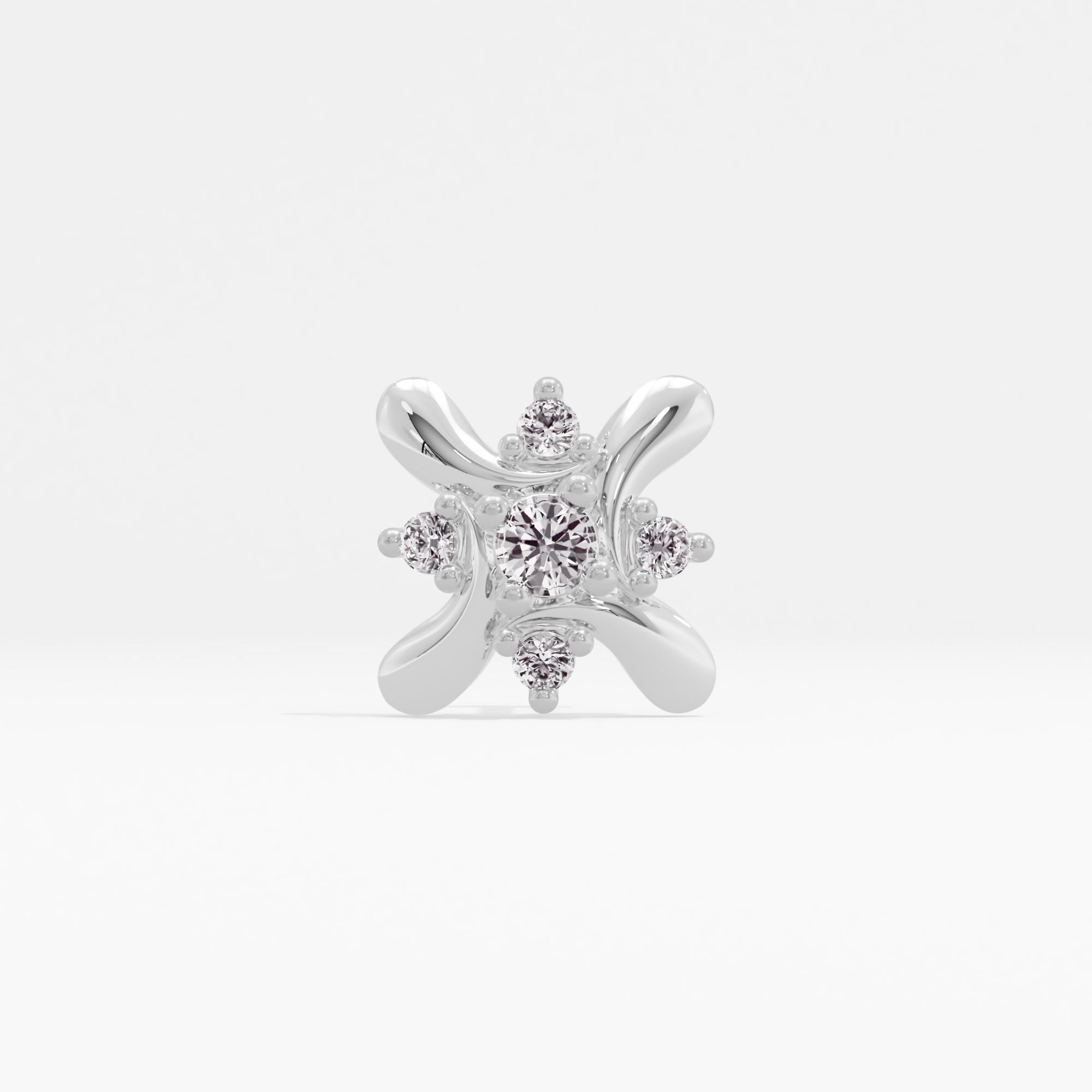 Unique Elegance Solitaire Nose Pin